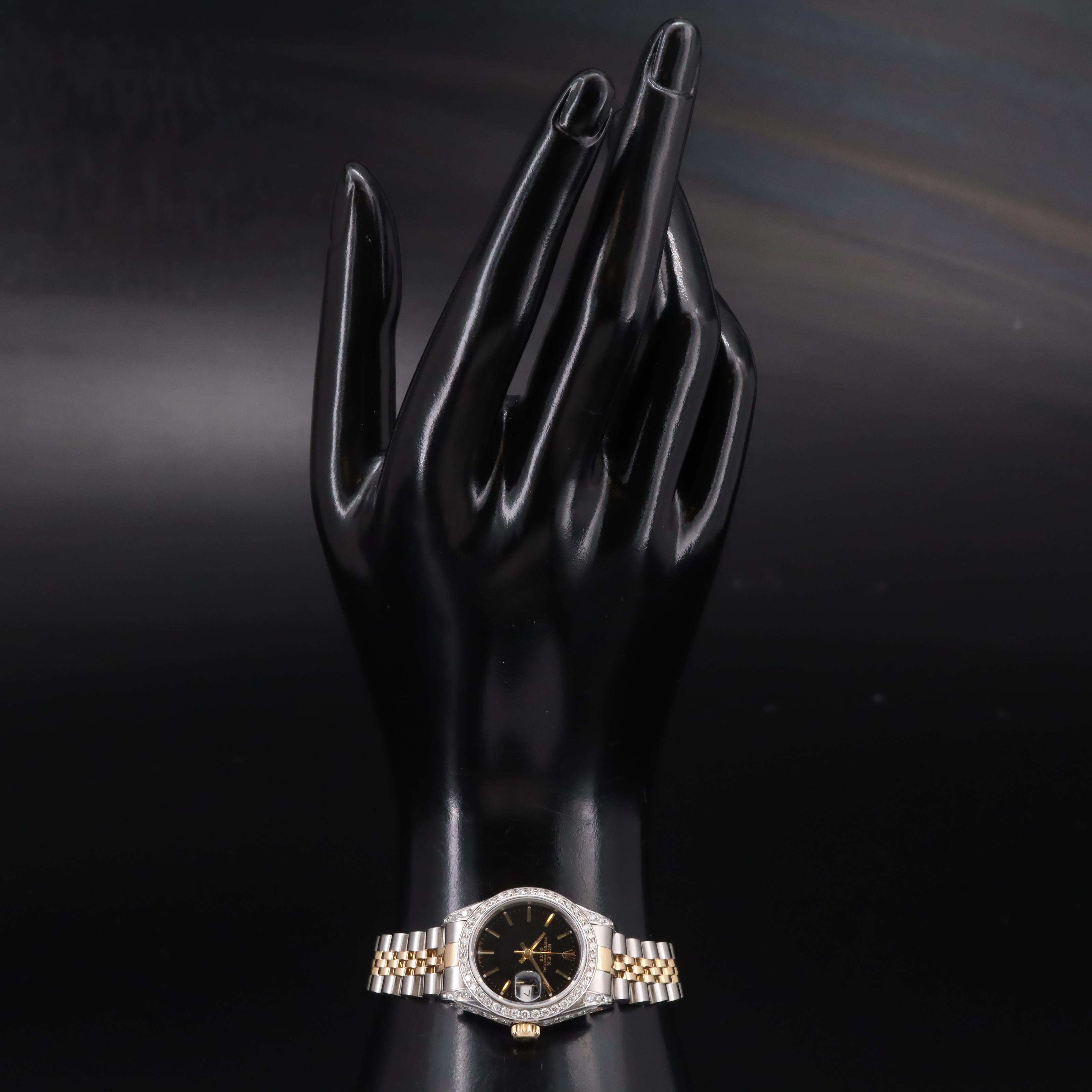 1991 Rolex Oyster Perpetual Date Stainless Steel Watch