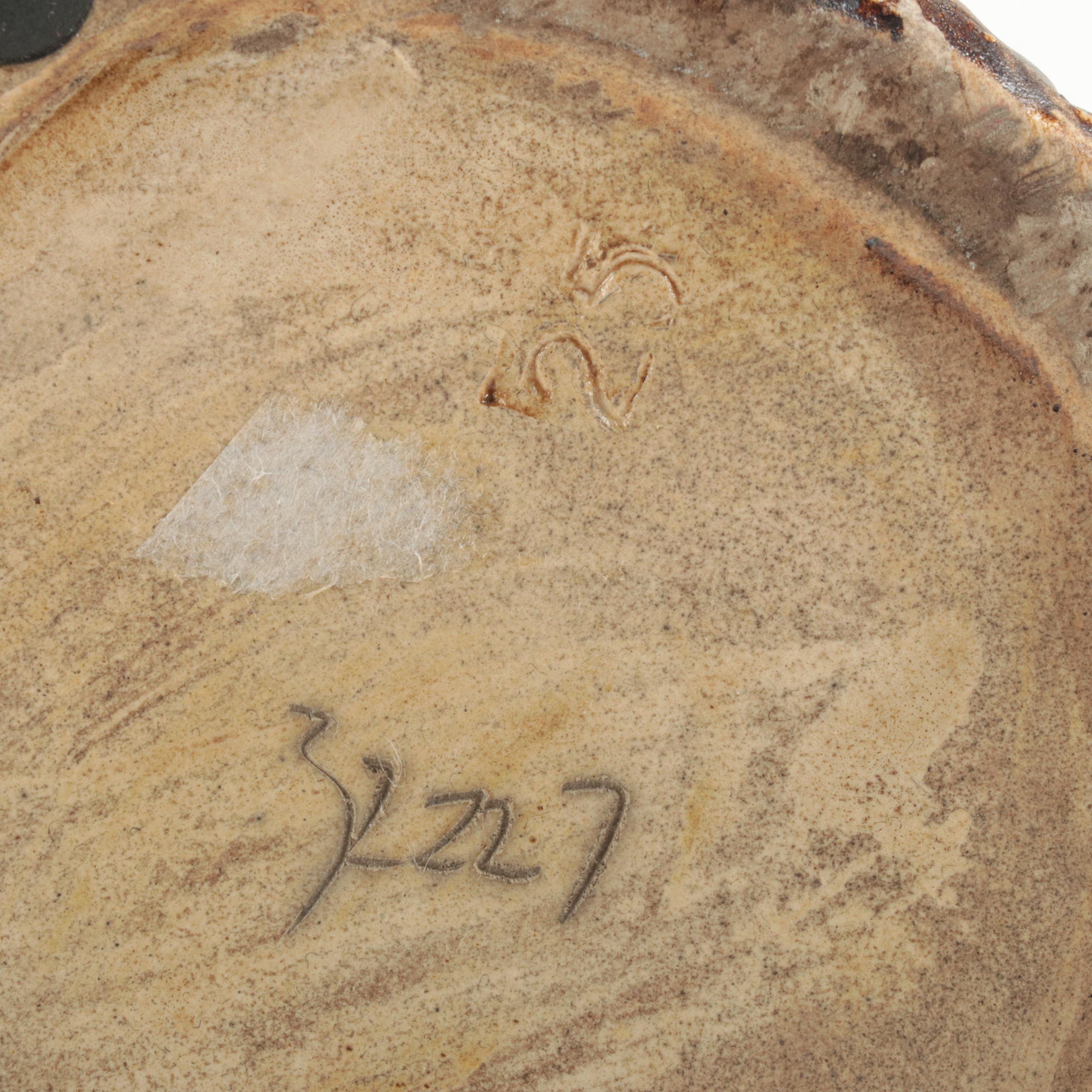 Majolica Crane Vase, 20th Century