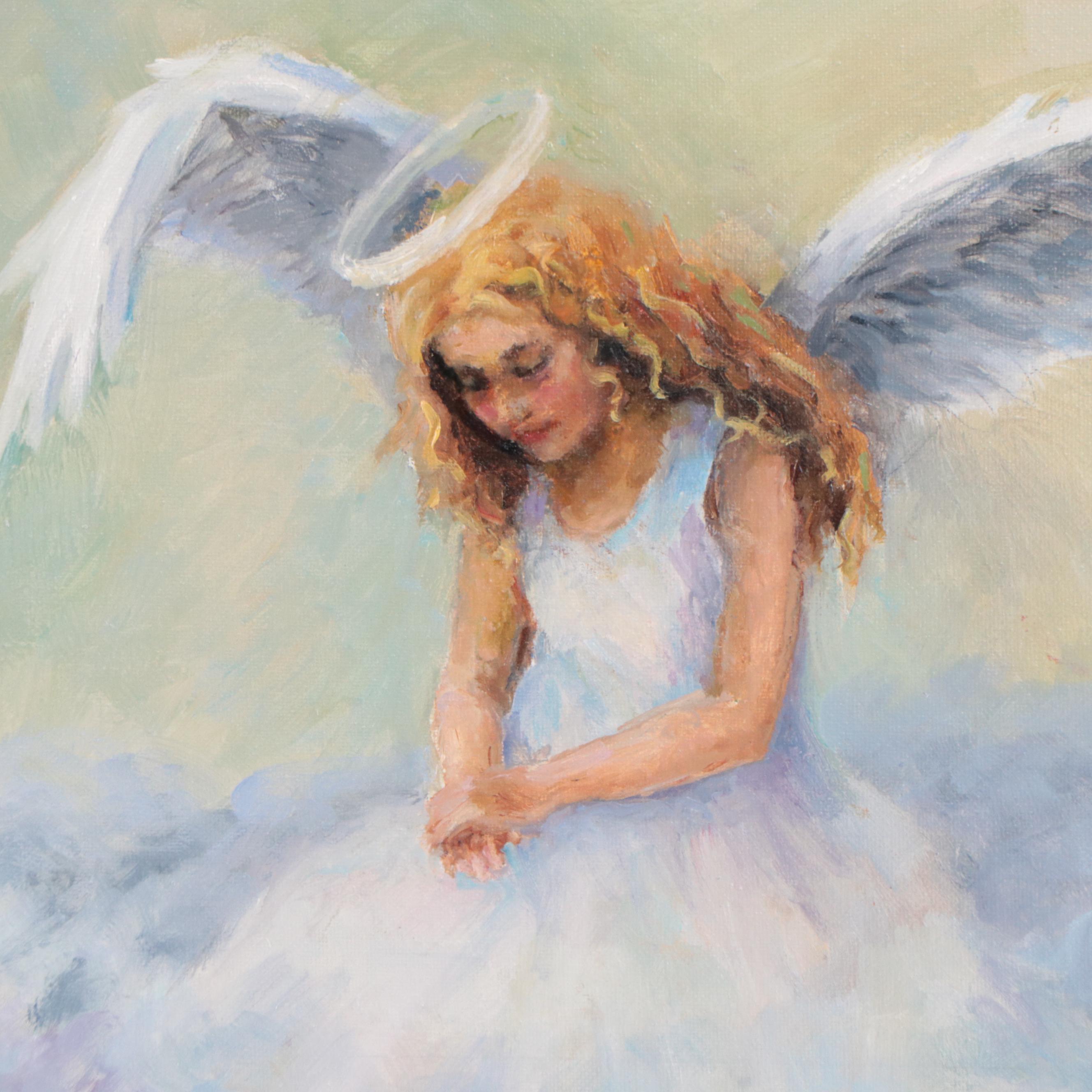 Nataliya Shlomenko Oil Painting "Angel," 2023