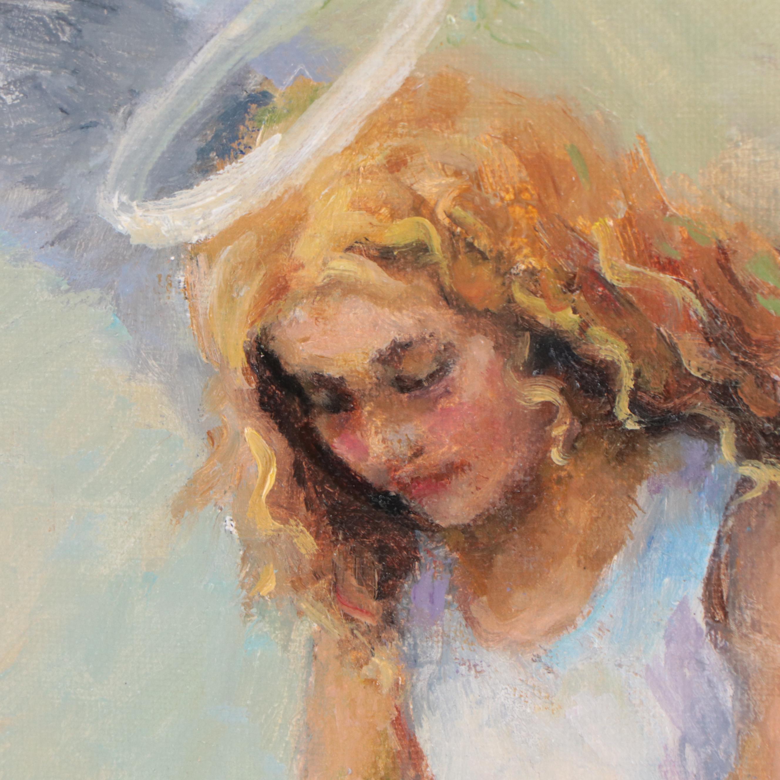 Nataliya Shlomenko Oil Painting "Angel," 2023