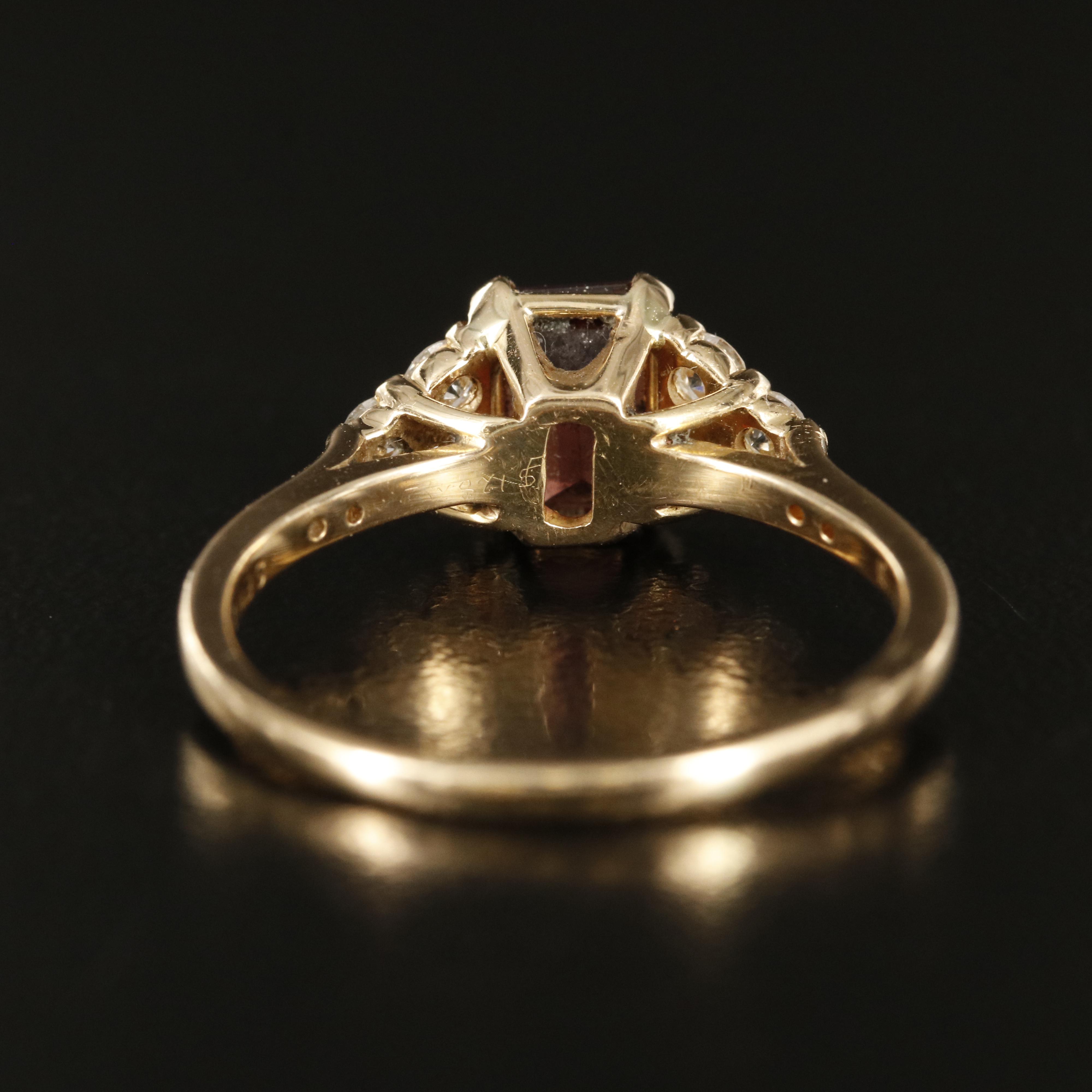 Jabel 18K Ruby and Diamond Ring