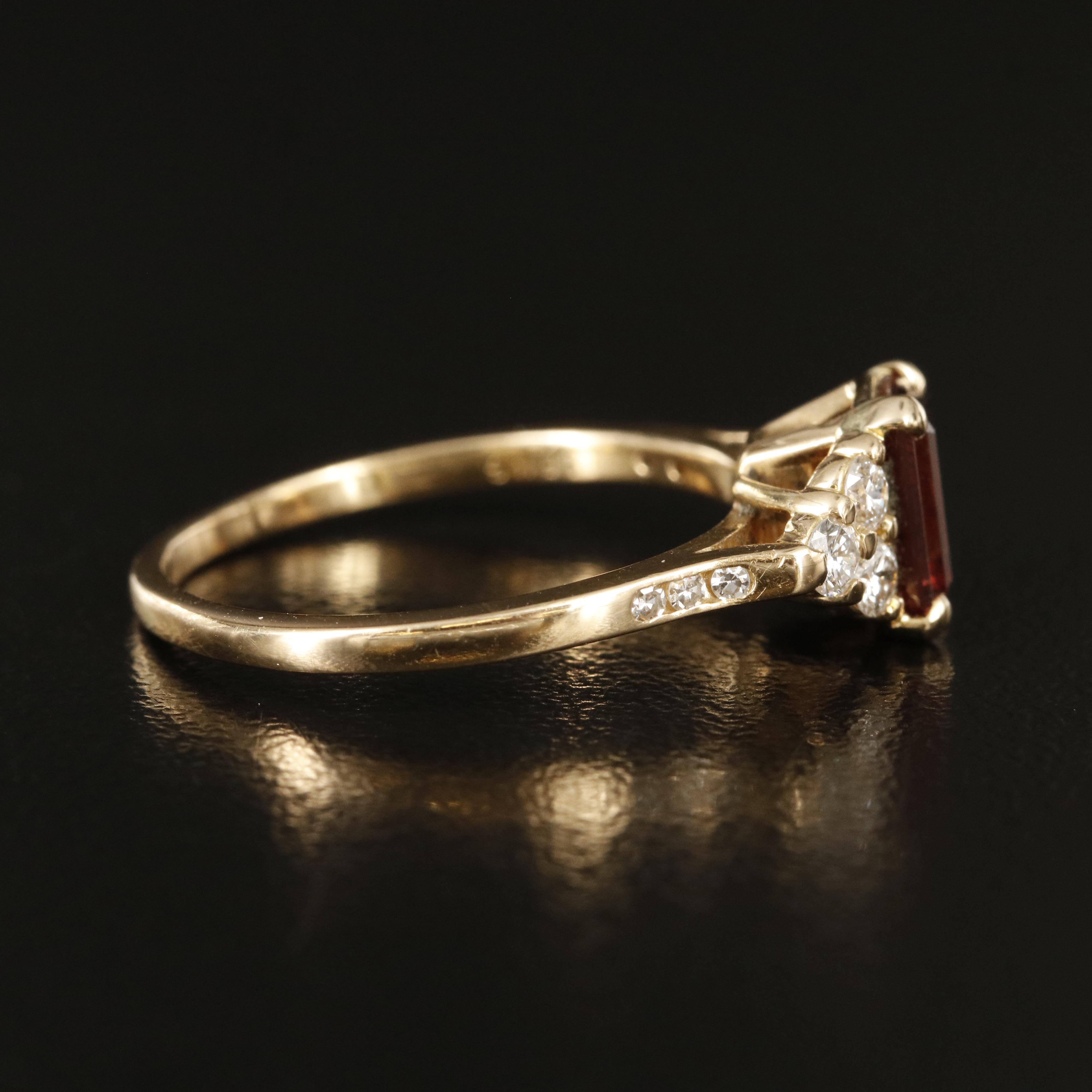 Jabel 18K Ruby and Diamond Ring