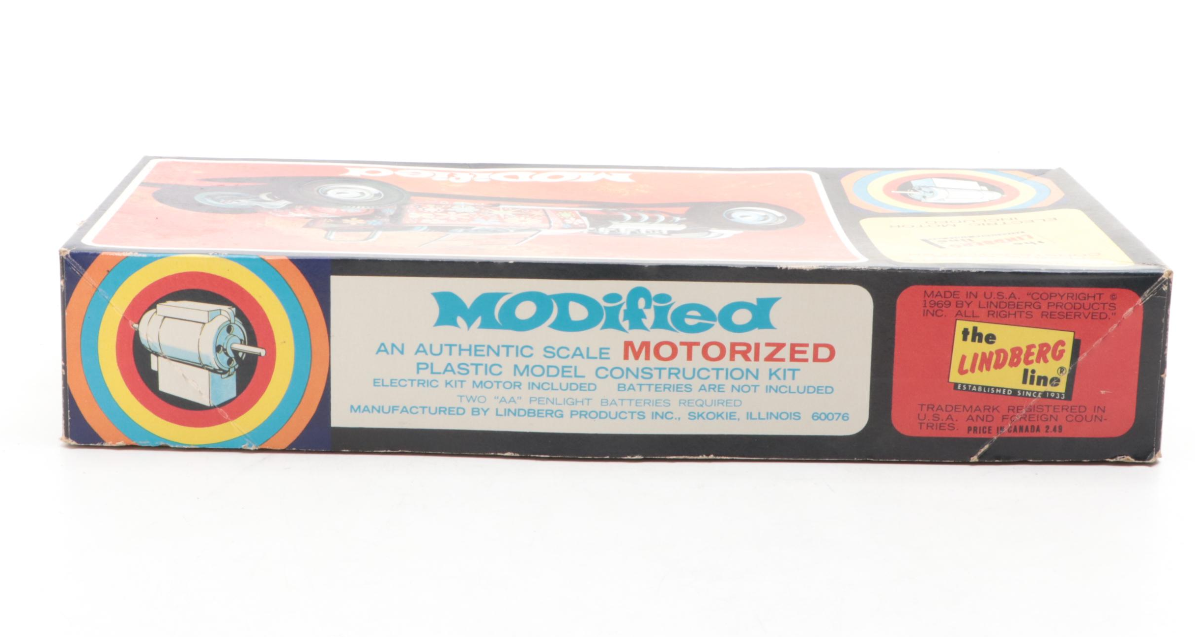 Lindberg Modified '29 Roadster Plastic Model Kit, 1969