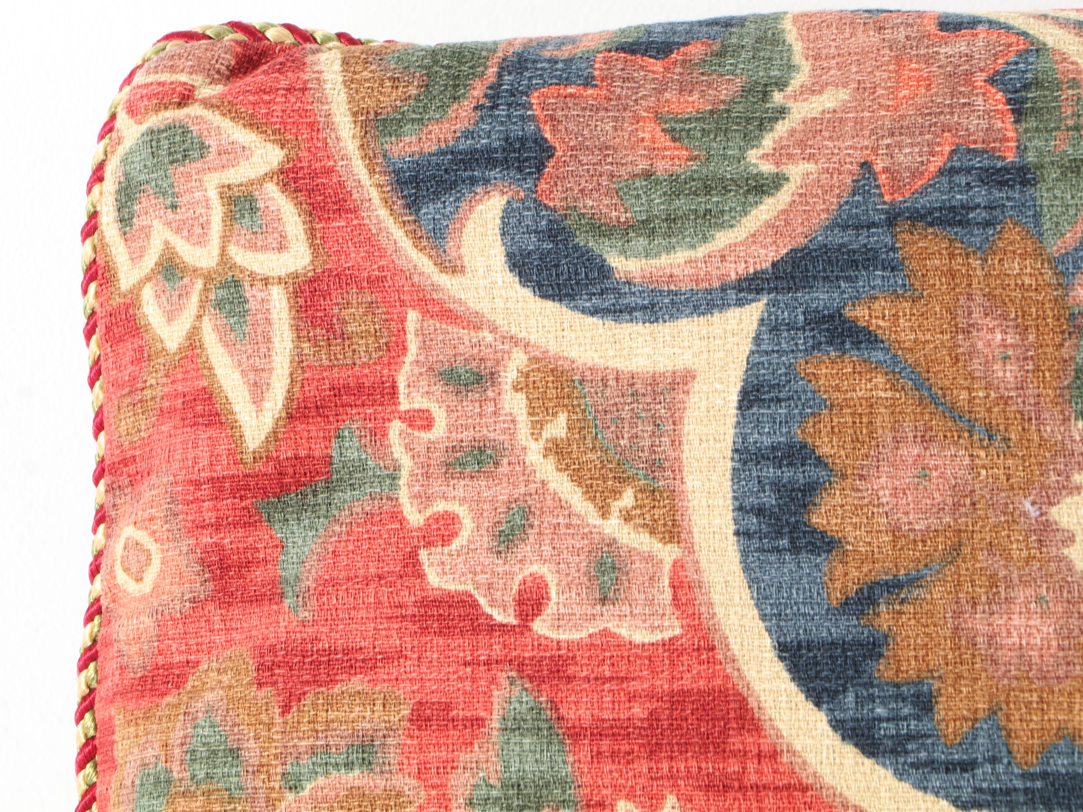 Italian Baroque Style Fabric Accent Pillows