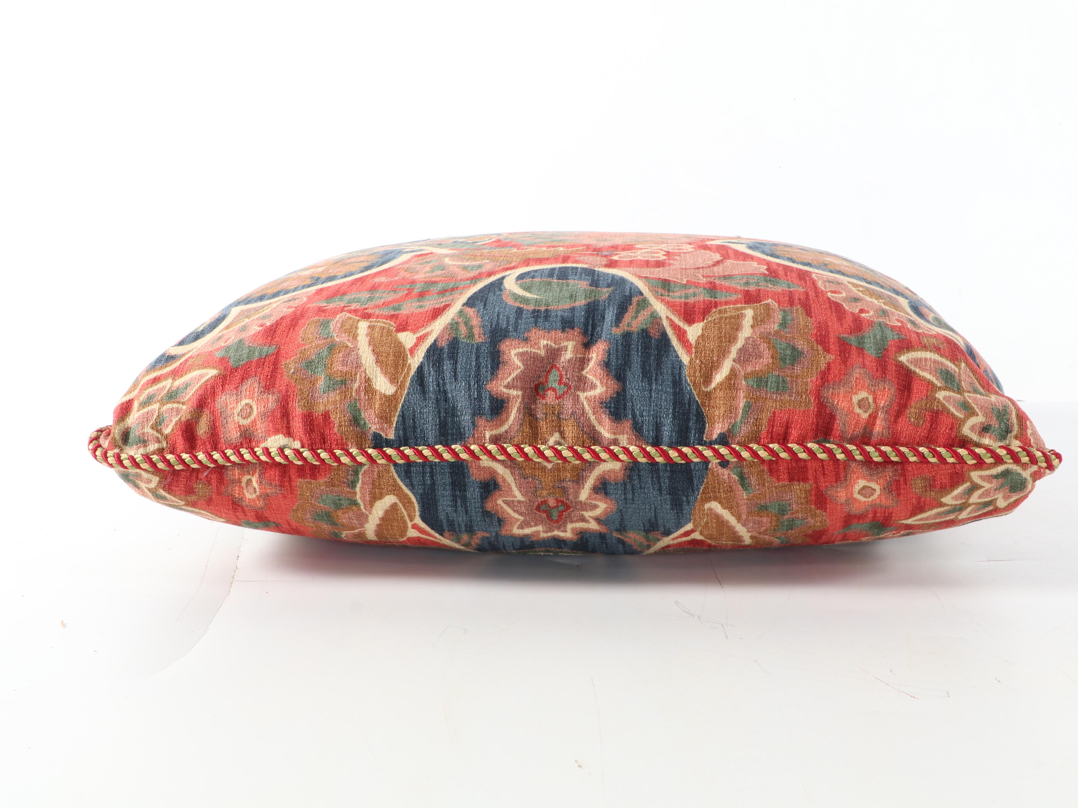 Italian Baroque Style Fabric Accent Pillows