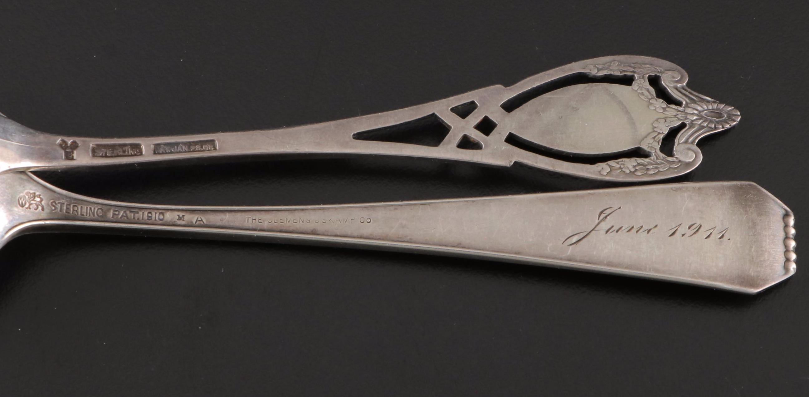 Charles M. Robbins Co., Alvin and Other Sterling Silver Souvenir Spoons