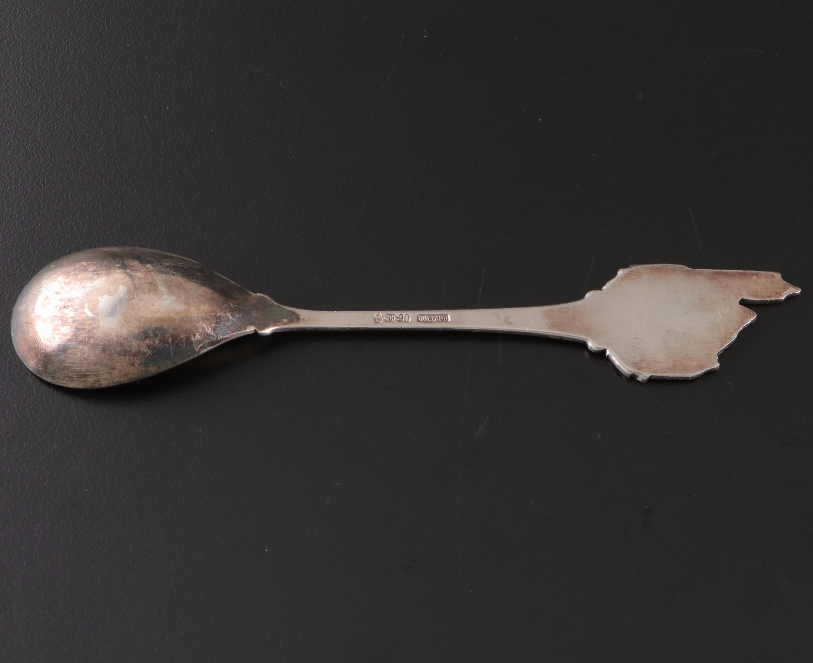 Charles M. Robbins Co., Alvin and Other Sterling Silver Souvenir Spoons