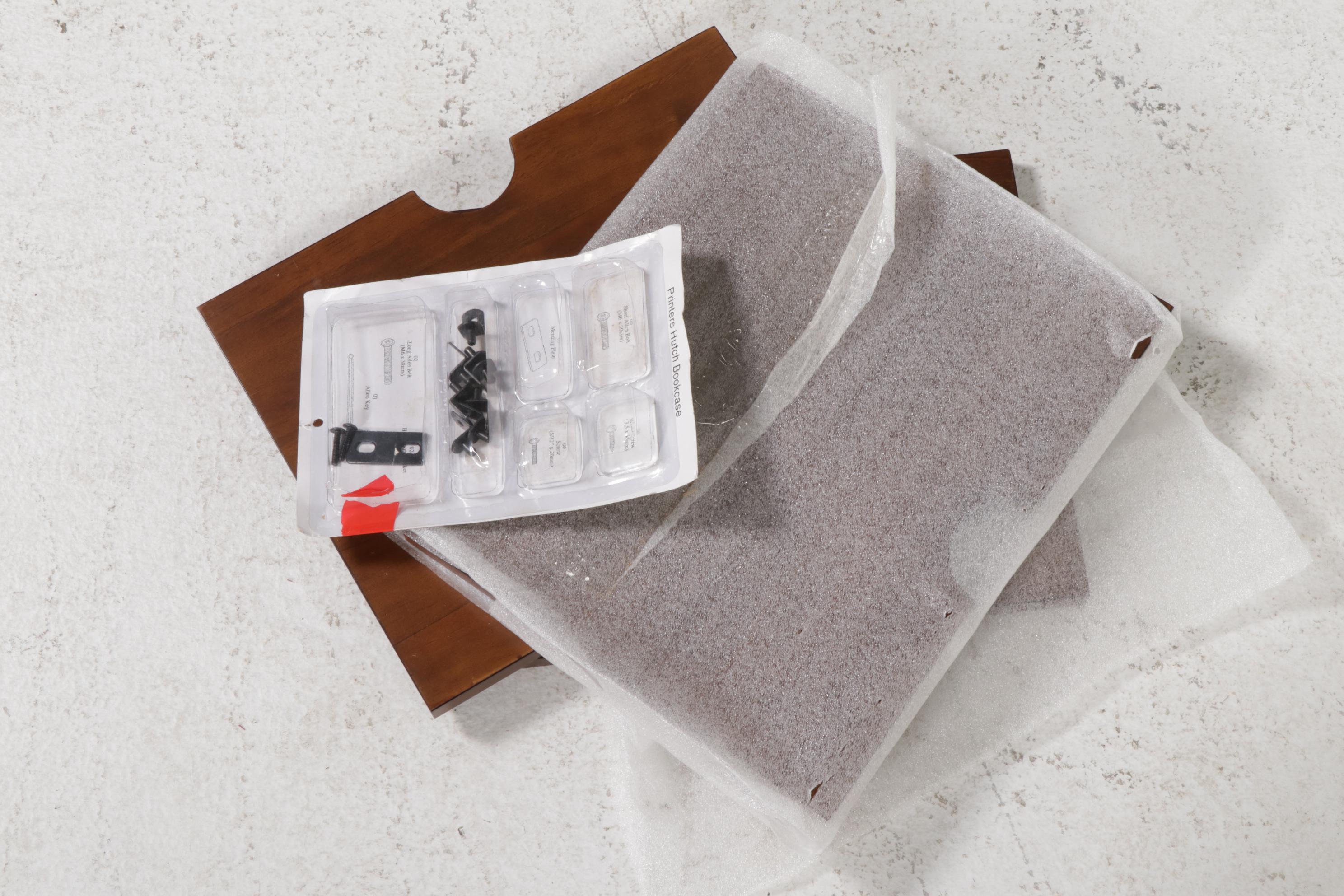 Pottery Barn "Printer's Modular Collection" 5-Piece Media Center in Chestnut