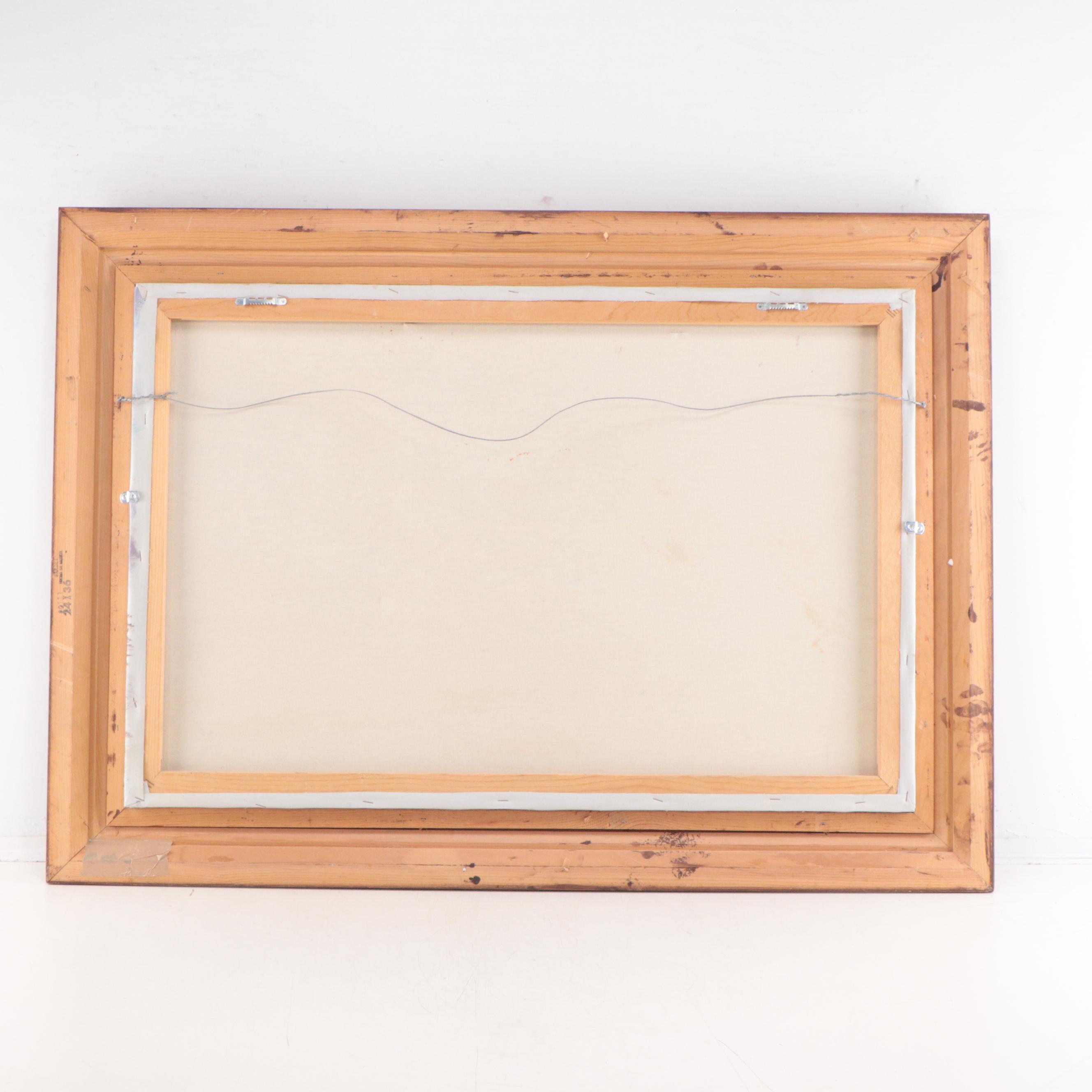 June Nelson Nautical Oil Painting