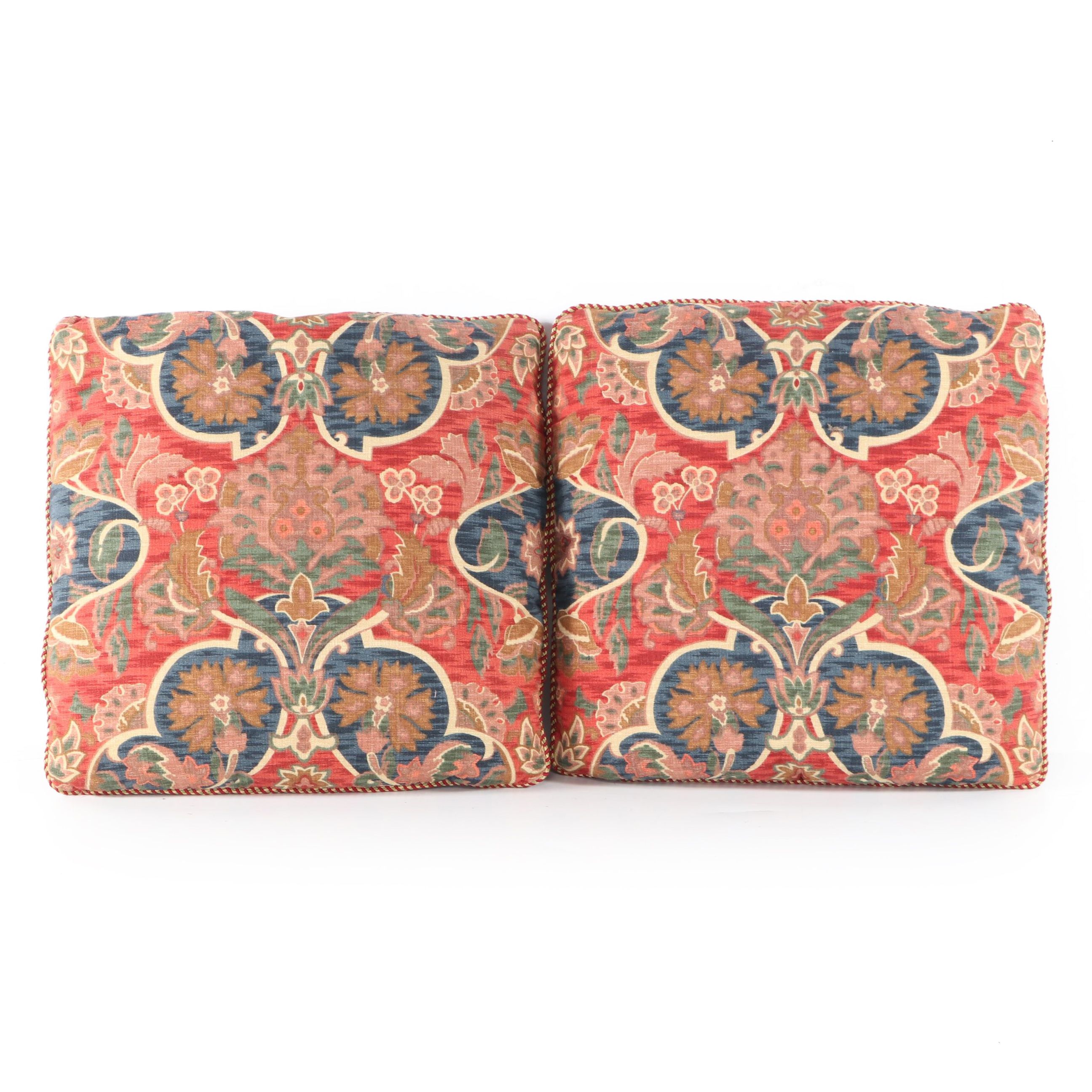 Italian Baroque Style Fabric Accent Pillows