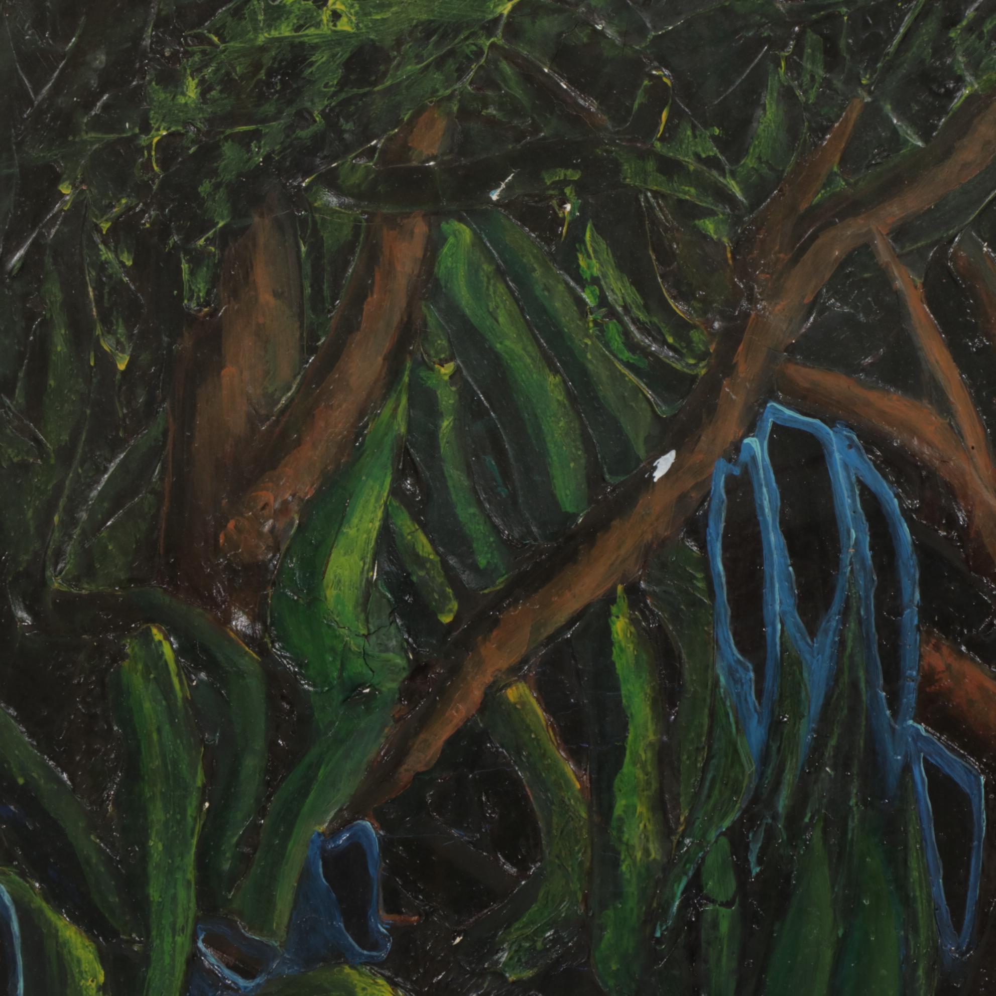 Ariel Sammone Acrylic Painting "Madness in the Spring," 21st Century