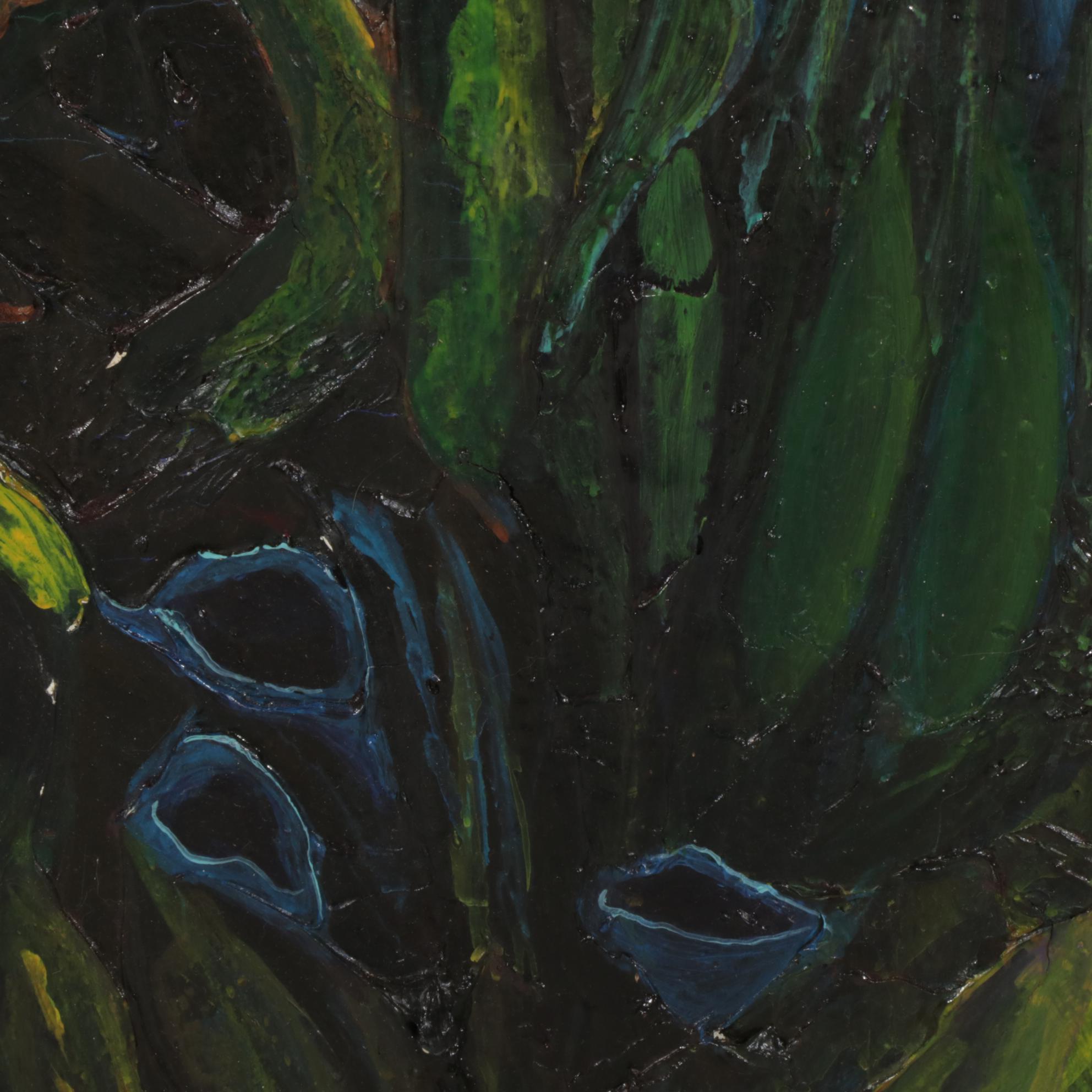 Ariel Sammone Acrylic Painting "Madness in the Spring," 21st Century