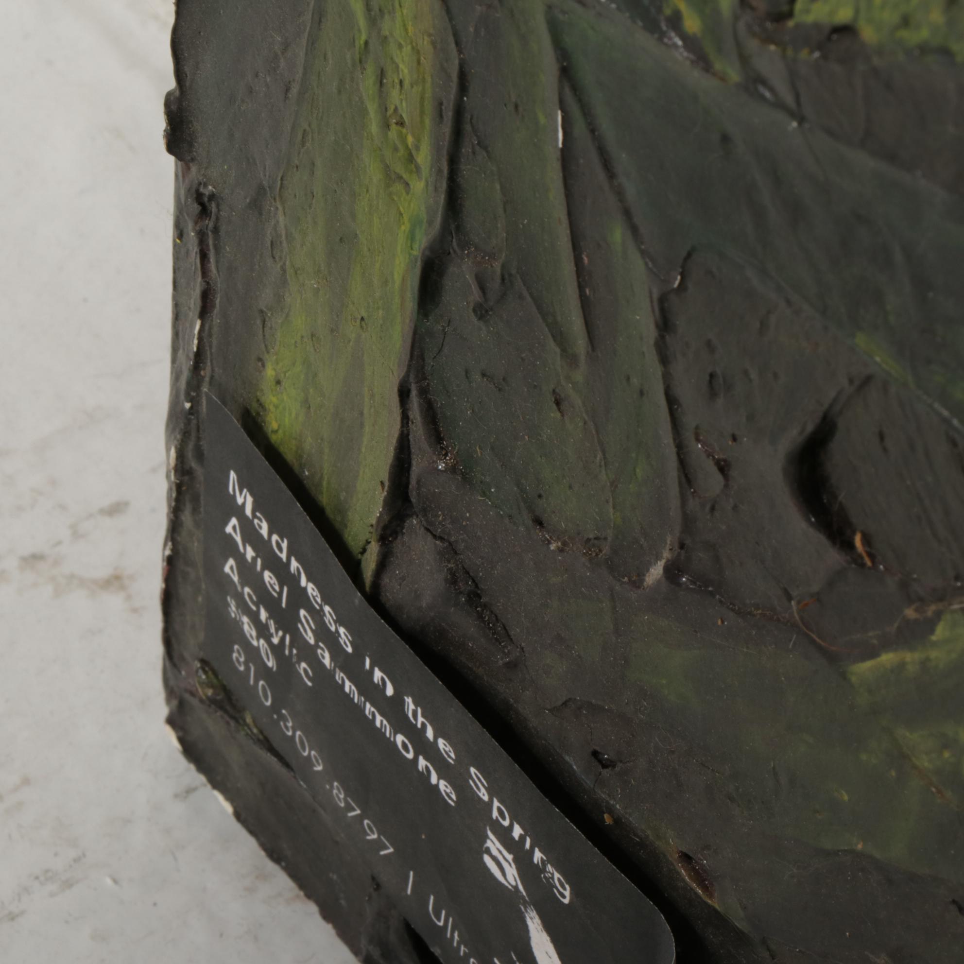 Ariel Sammone Acrylic Painting "Madness in the Spring," 21st Century