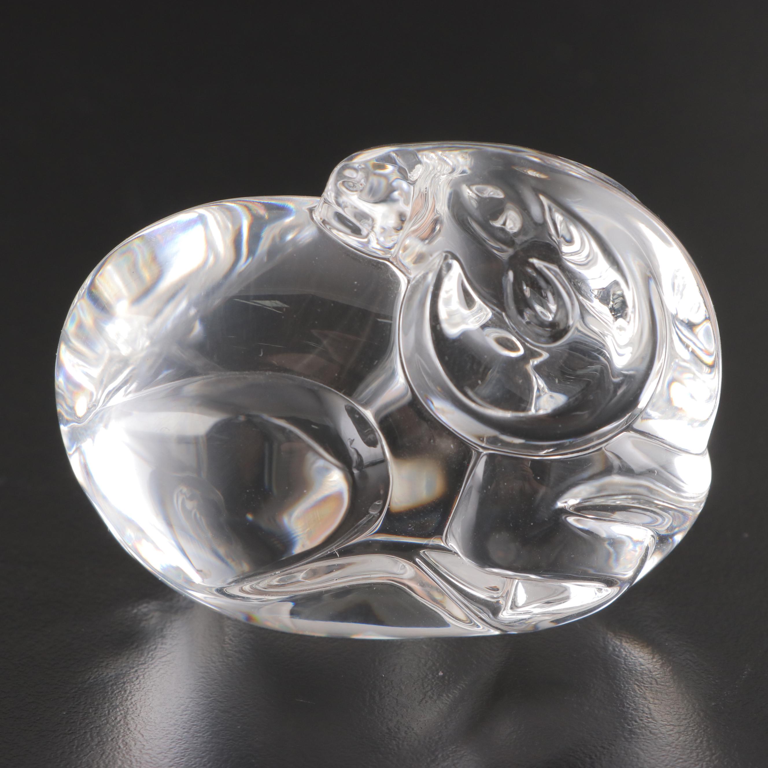 Steuben Art Glass Hand Coolers and Animals Figurines