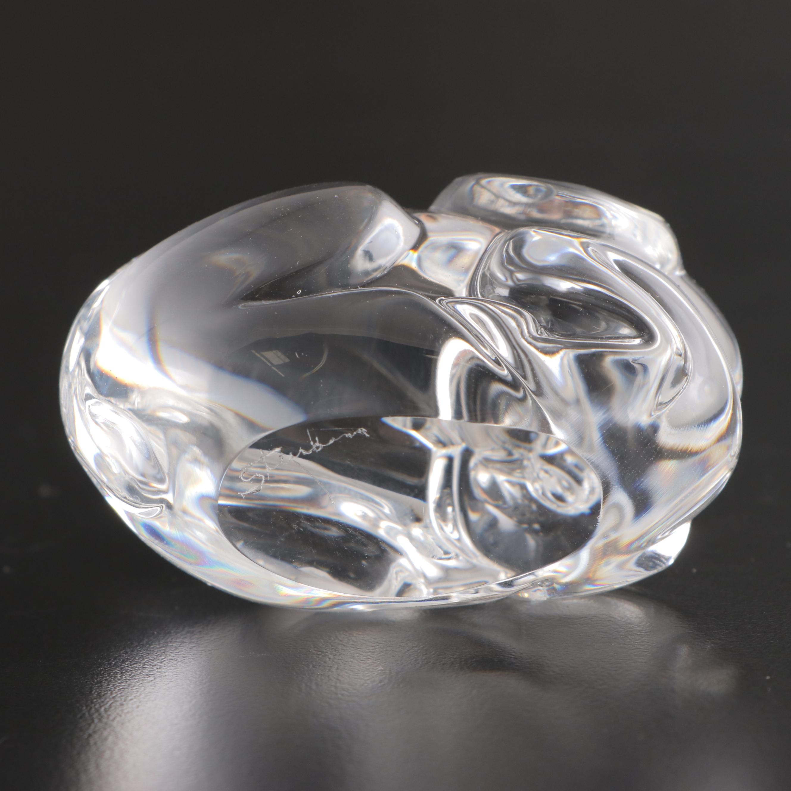 Steuben Art Glass Hand Coolers and Animals Figurines