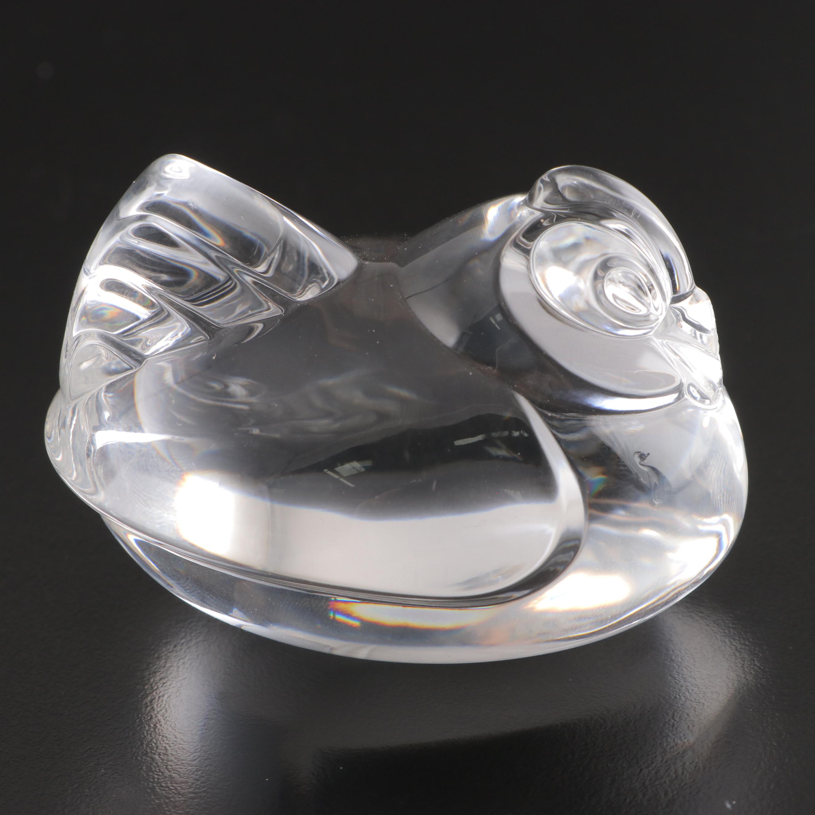 Steuben Art Glass Hand Coolers and Animals Figurines
