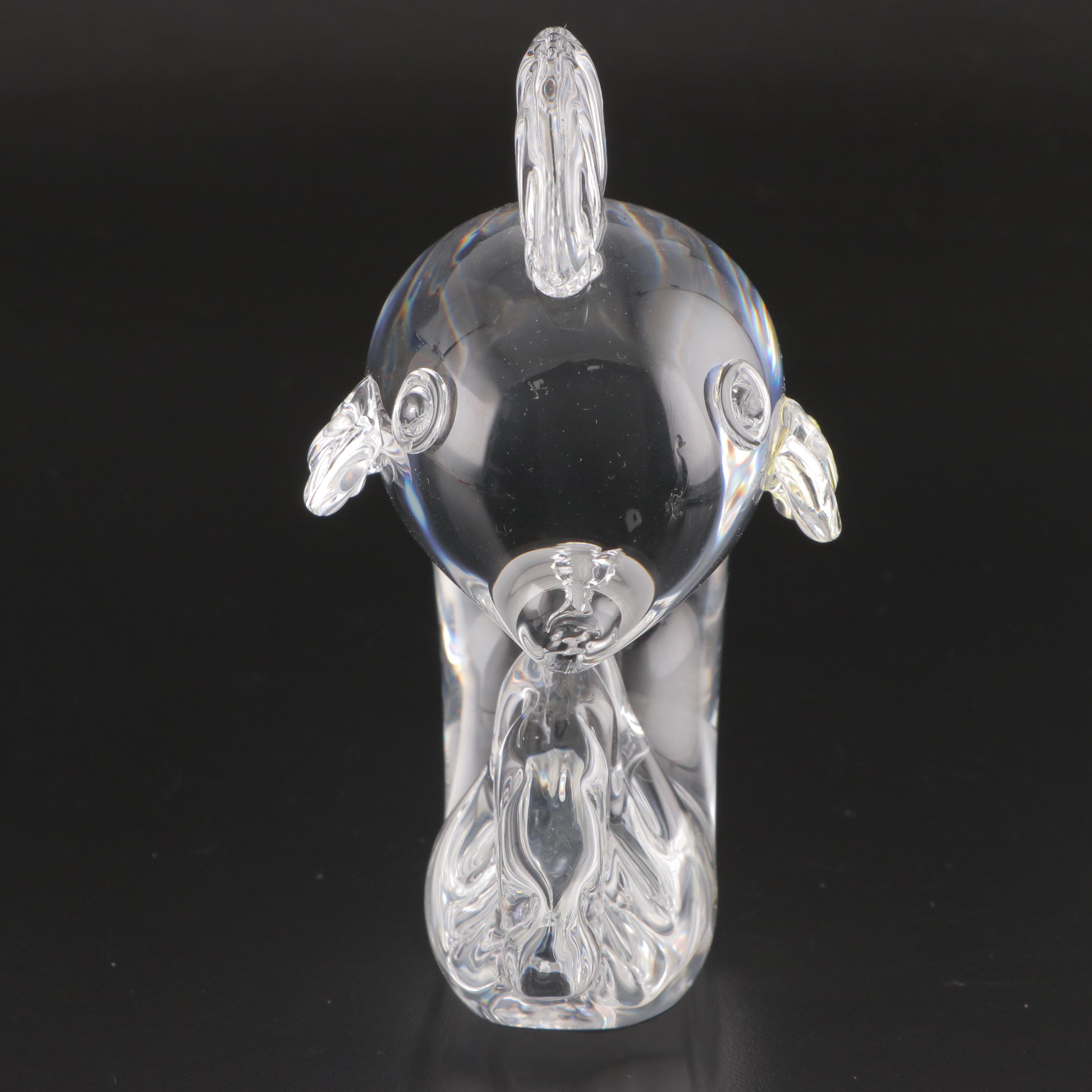 Steuben Art Glass Hand Coolers and Animals Figurines