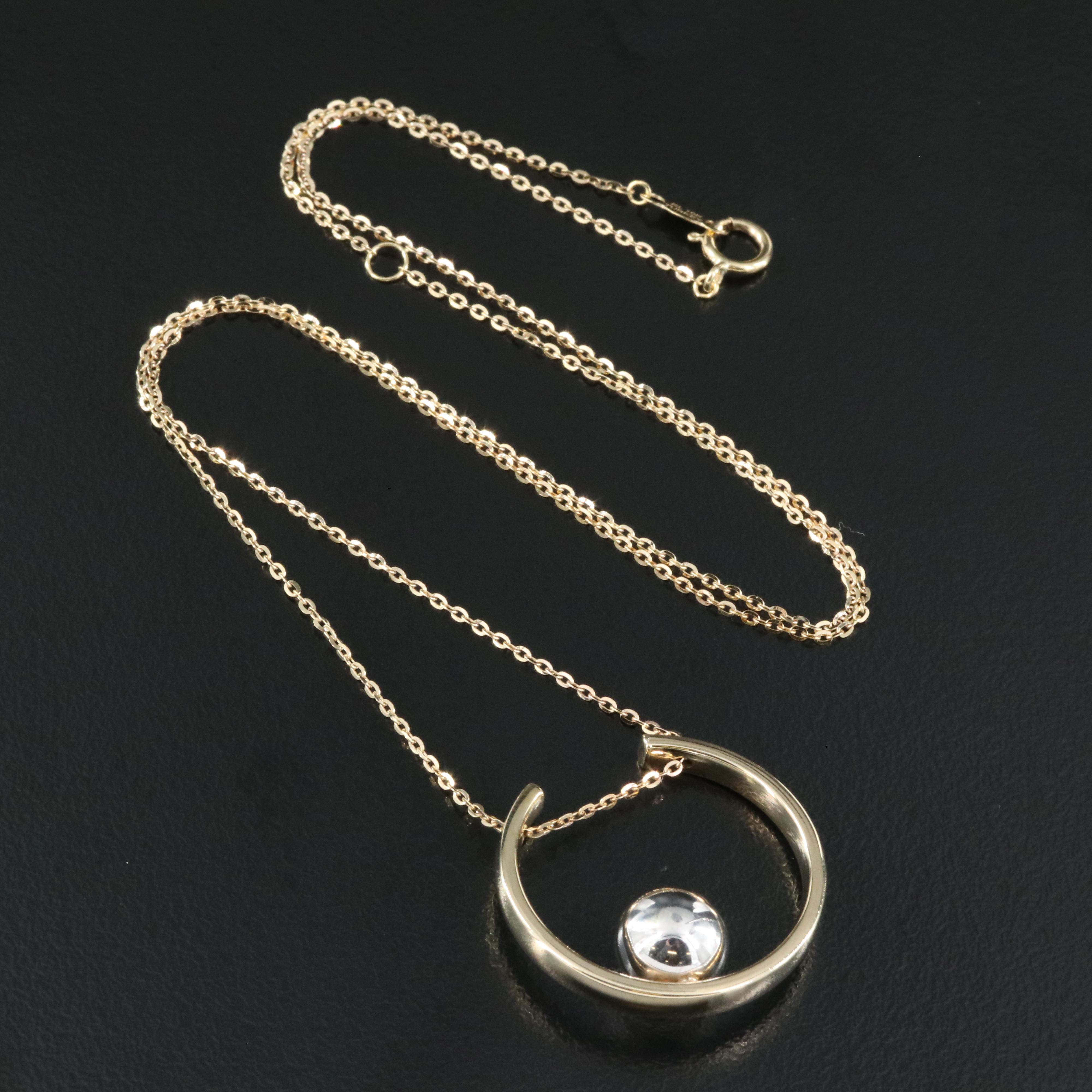 10K Pendant Necklace