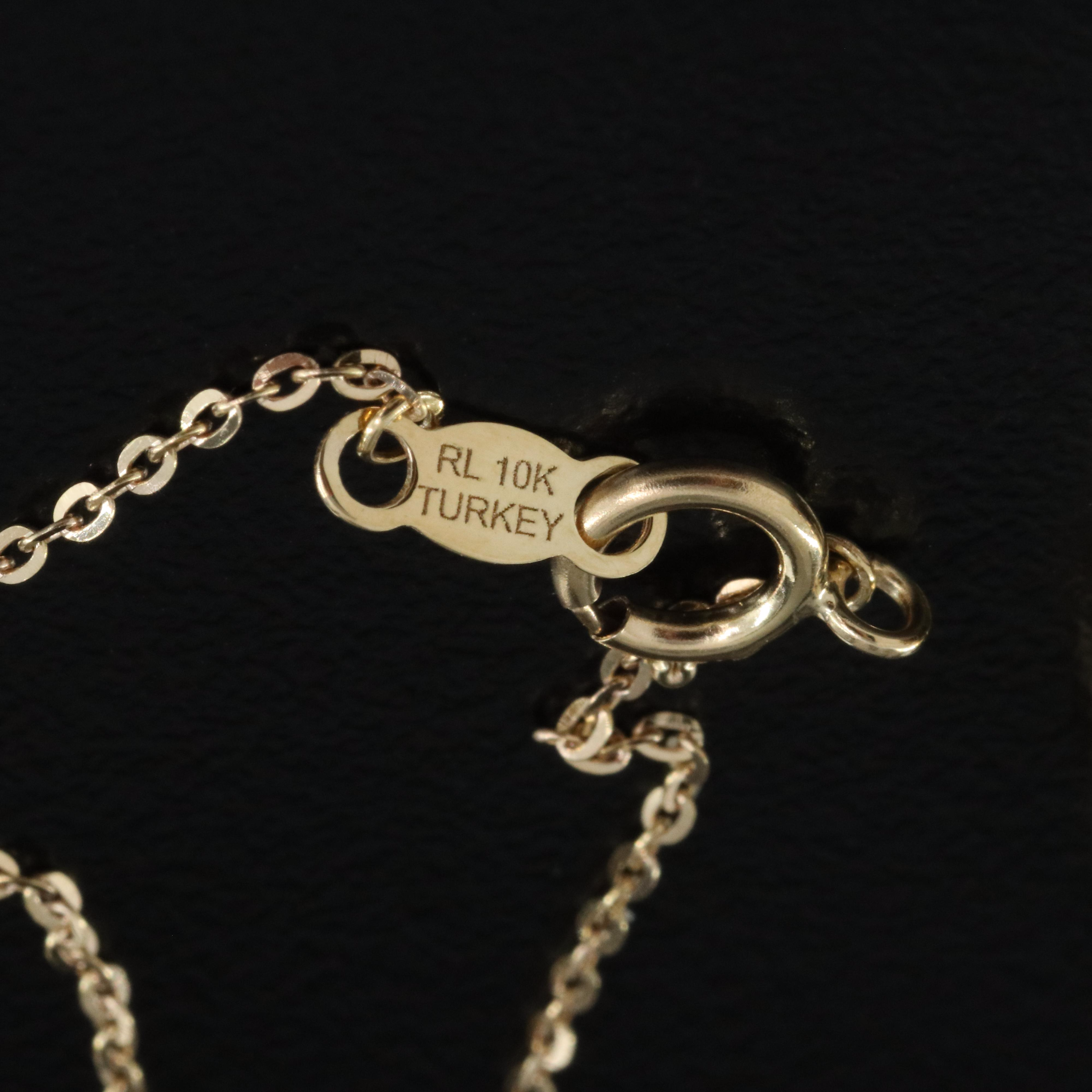 10K Pendant Necklace