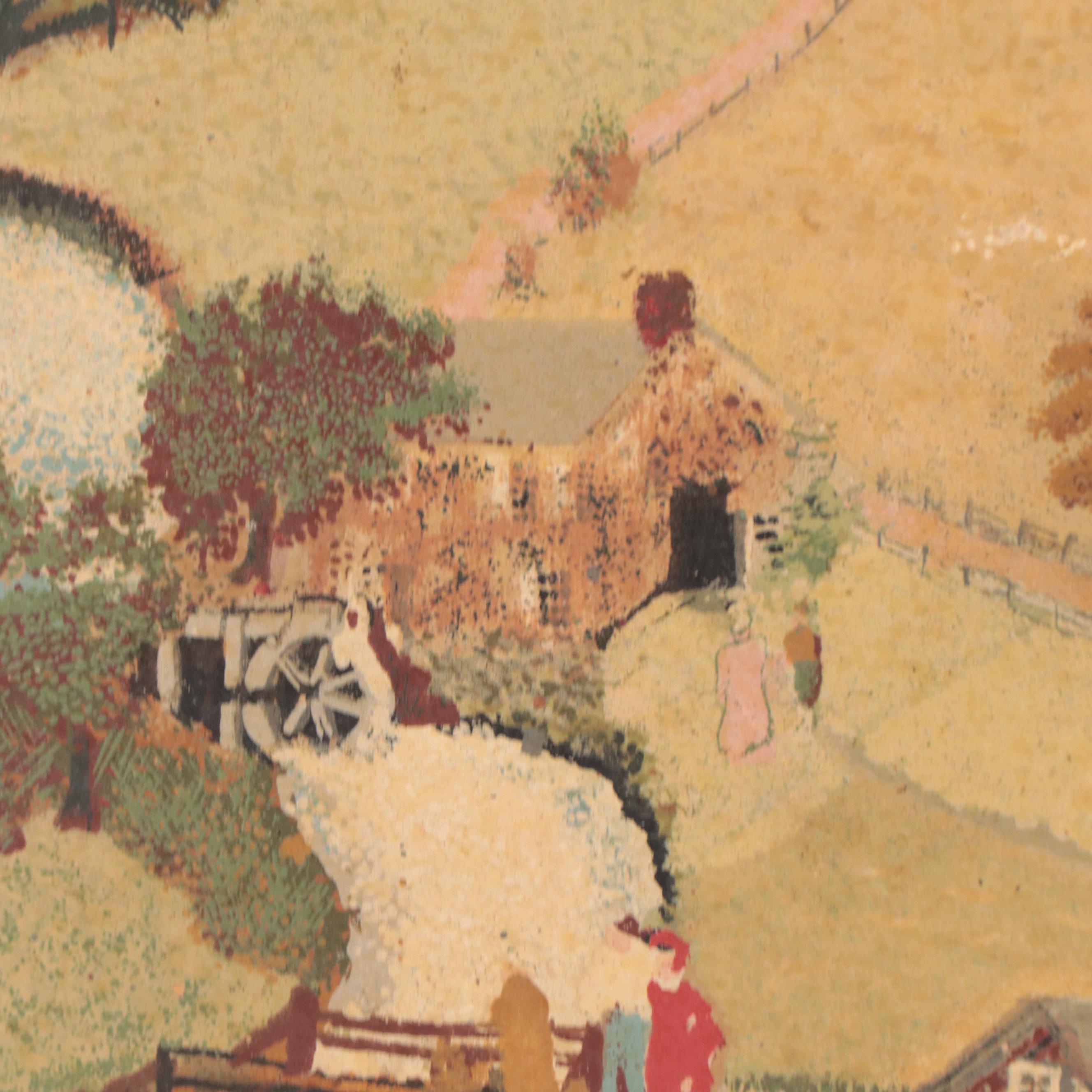 Serigraph After Grandma Moses "Old Oaken Bucket"