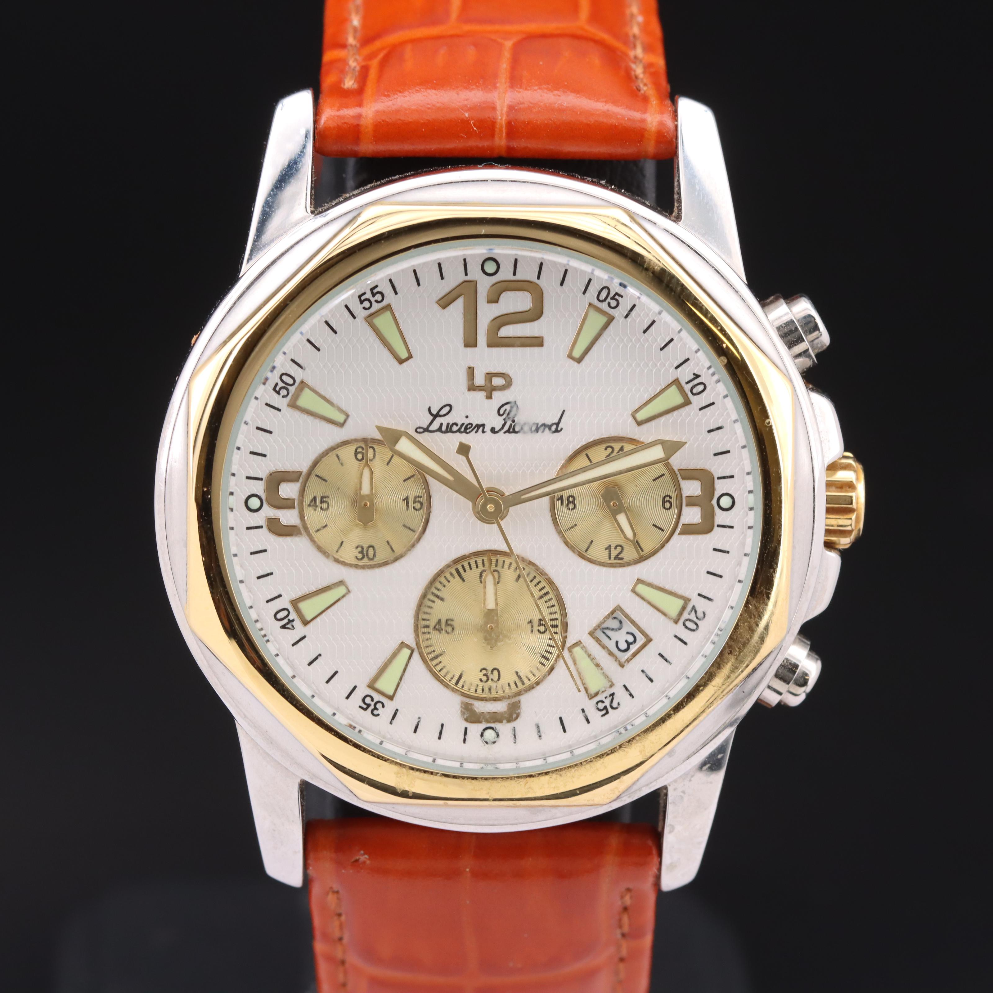 Lucien Piccard Stainless Steel Chronograph Watch