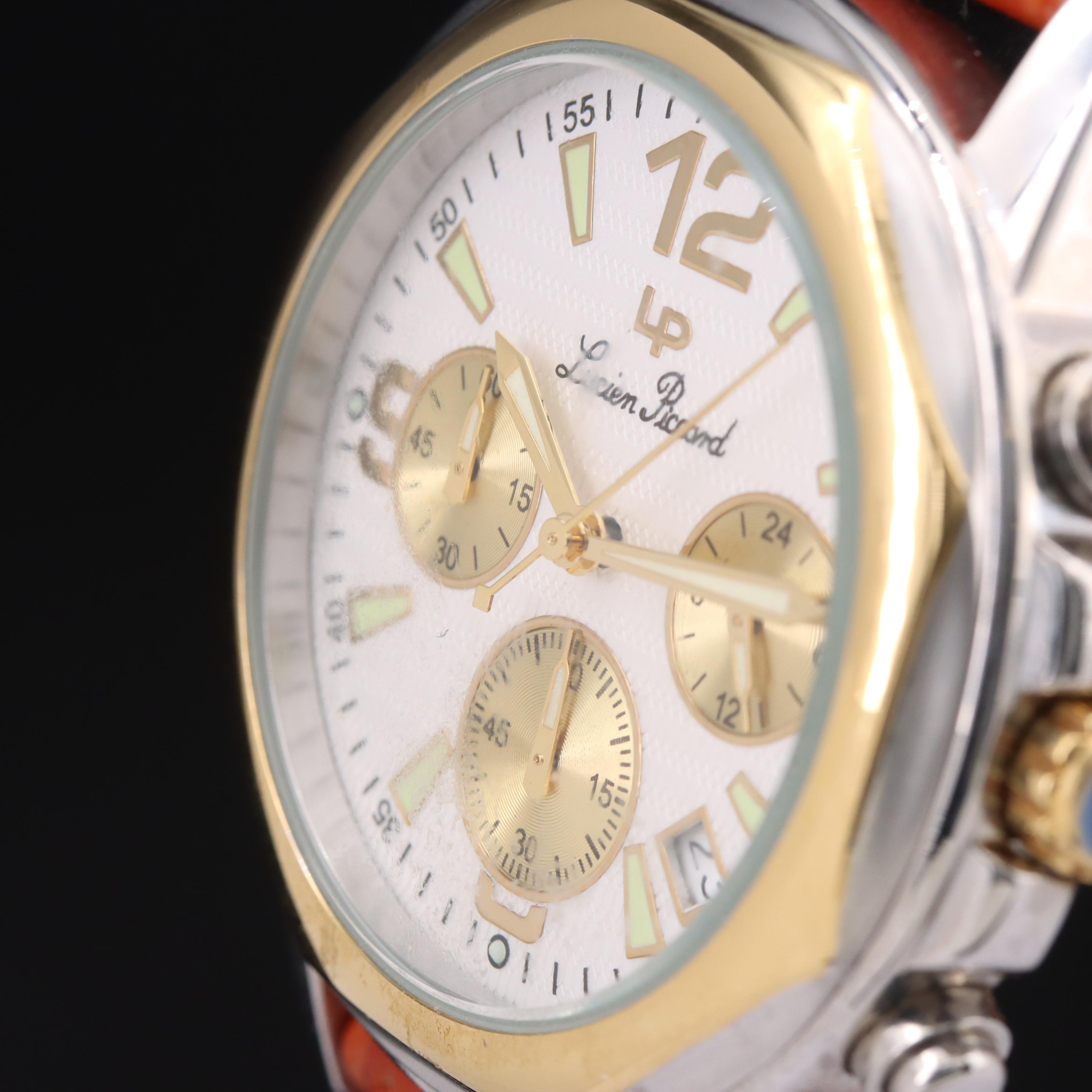 Lucien Piccard Stainless Steel Chronograph Watch