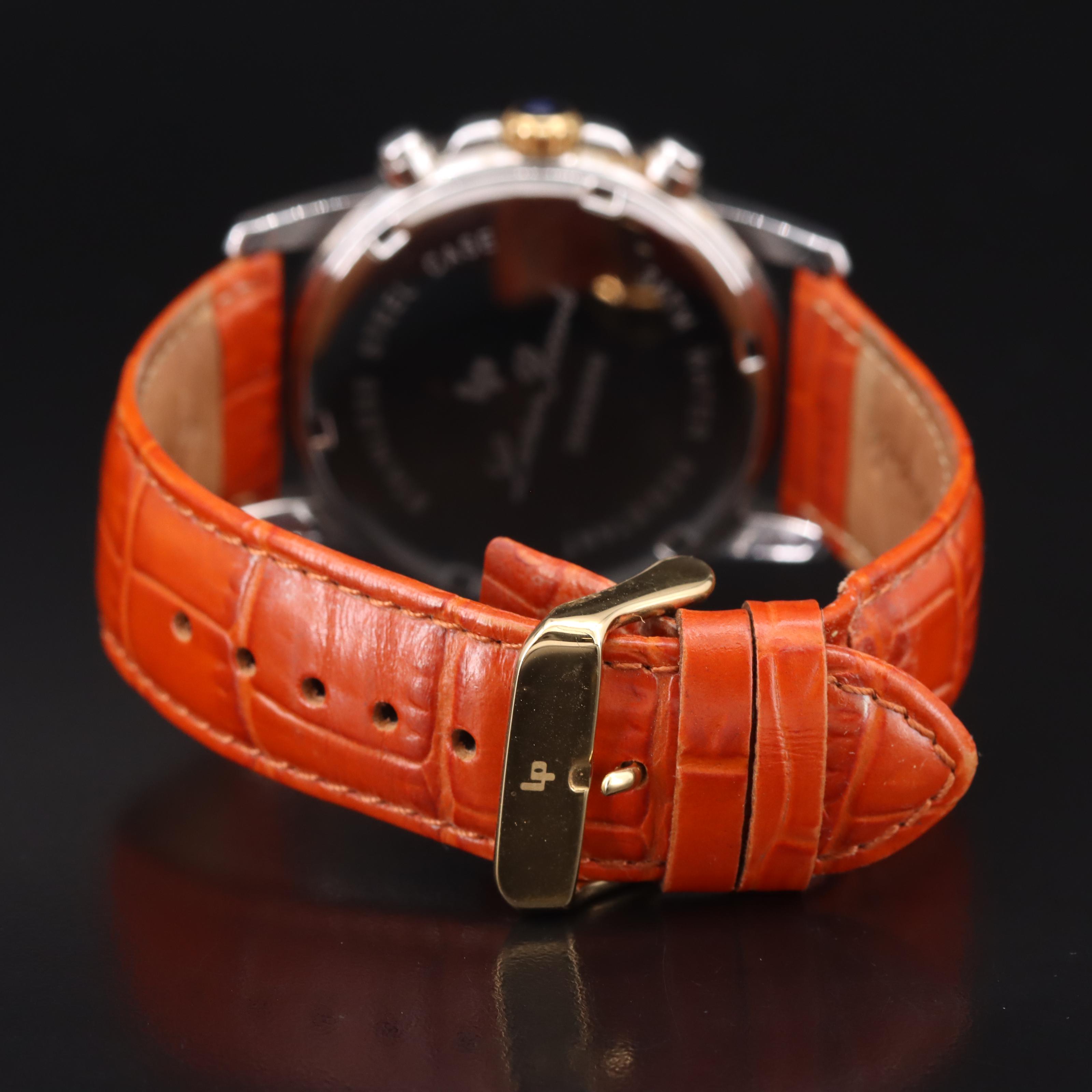 Lucien Piccard Stainless Steel Chronograph Watch