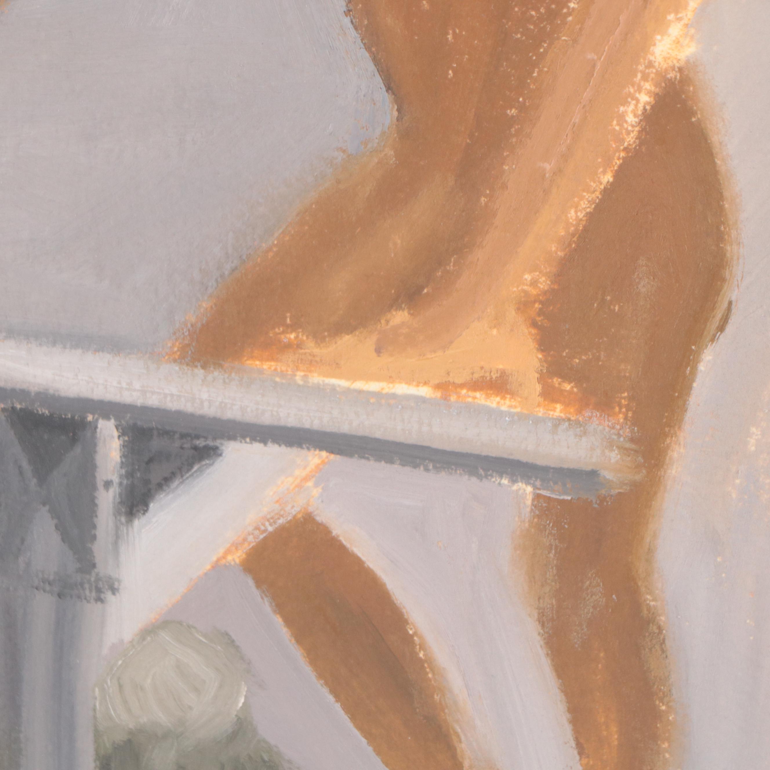 Katrina Halter Figurative Oil Painting of Standing Nude