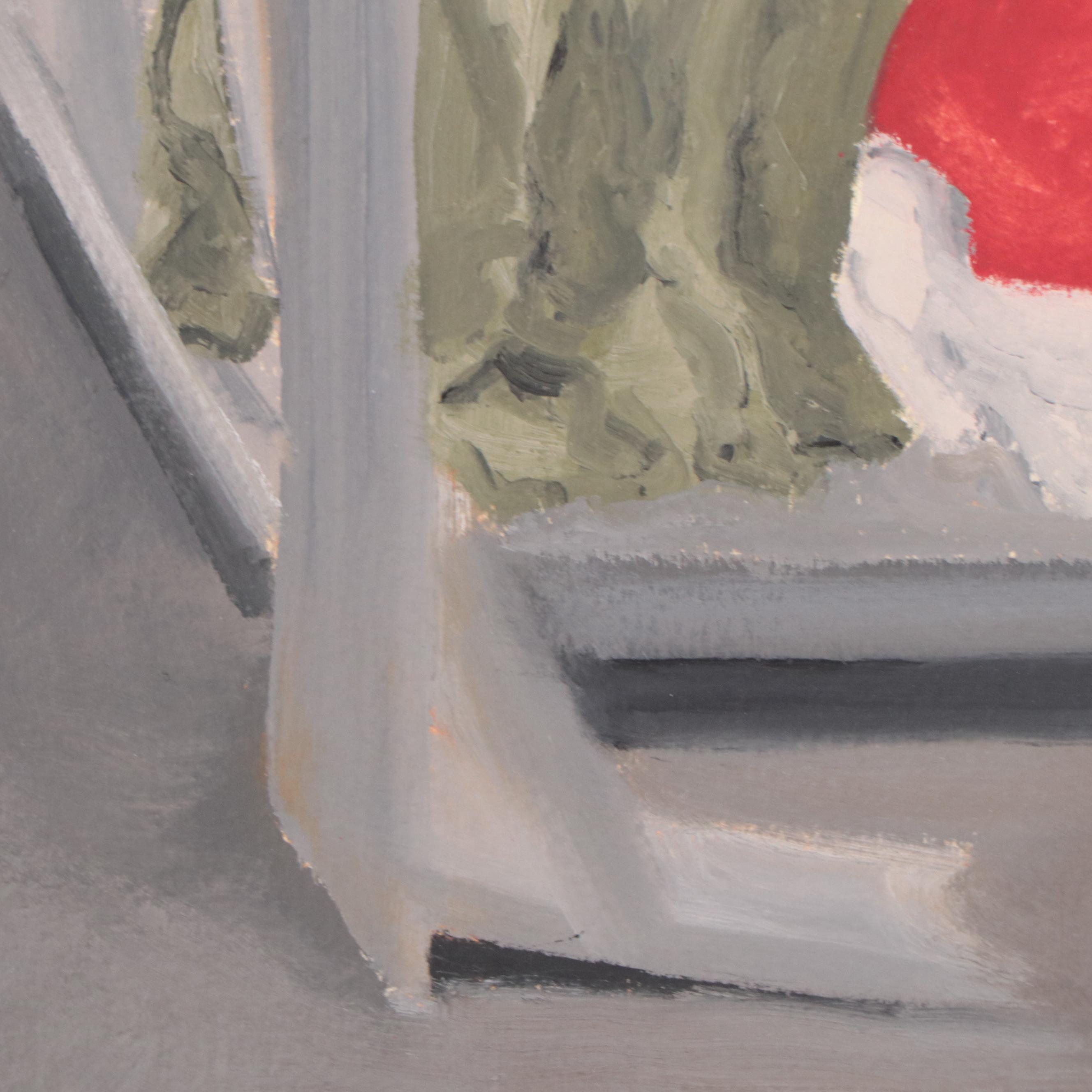 Katrina Halter Figurative Oil Painting of Standing Nude