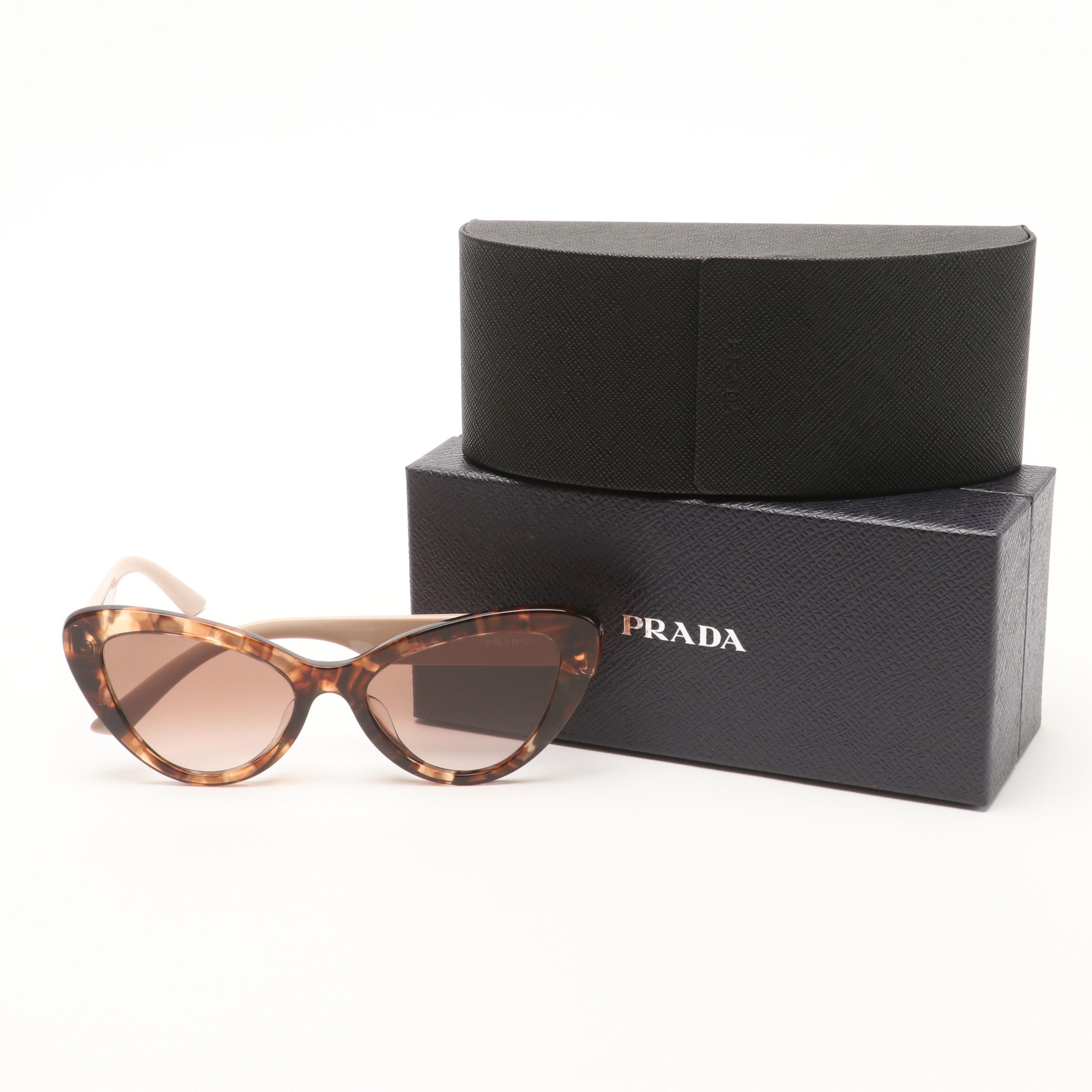 Prada SPR 13Y-F Sunglasses with Case and Box