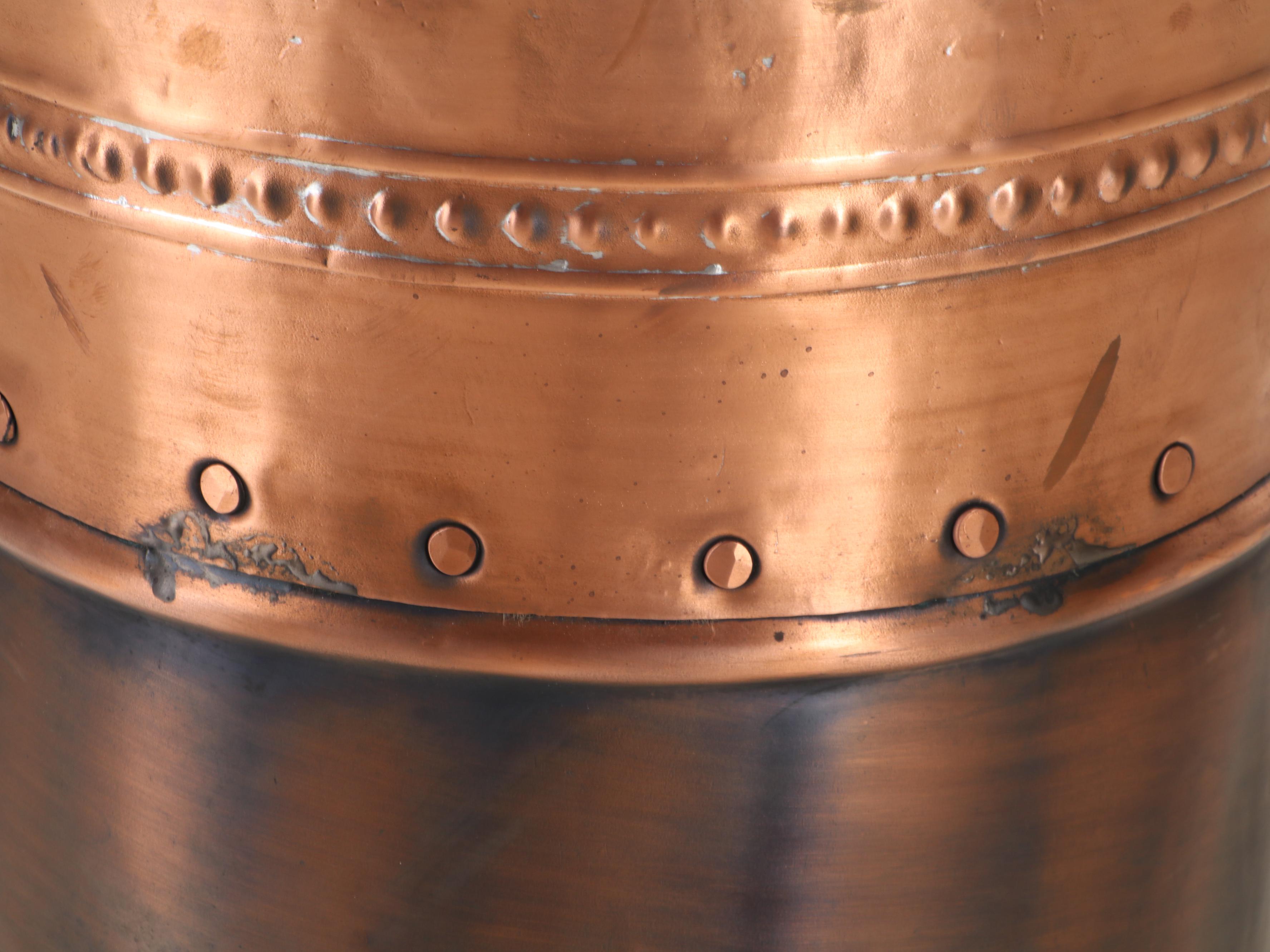 Copper and Brass Handmade Umbrella Stand