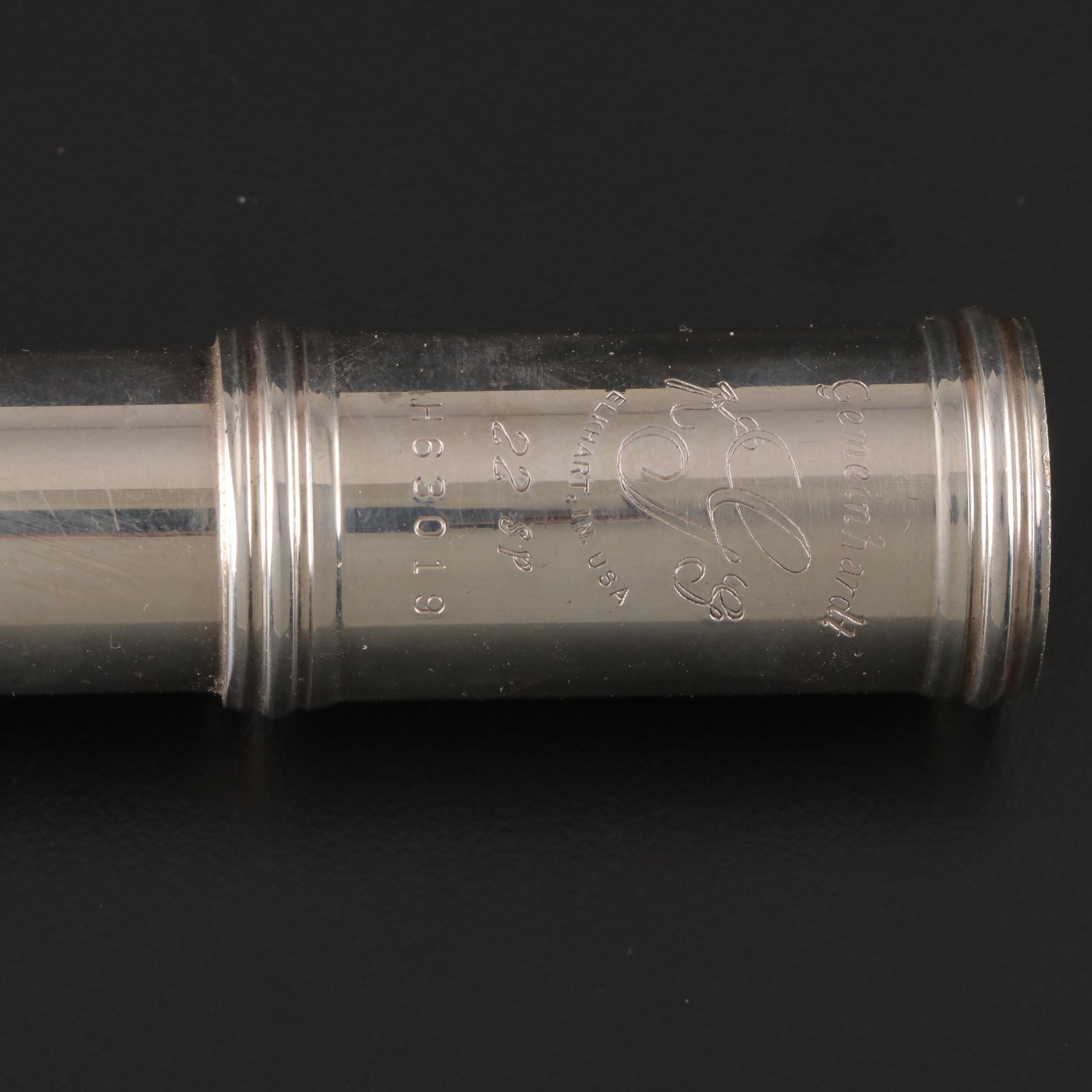 Gemeinhardt 22SP Silver Plated Student Flute, Late 20th Century