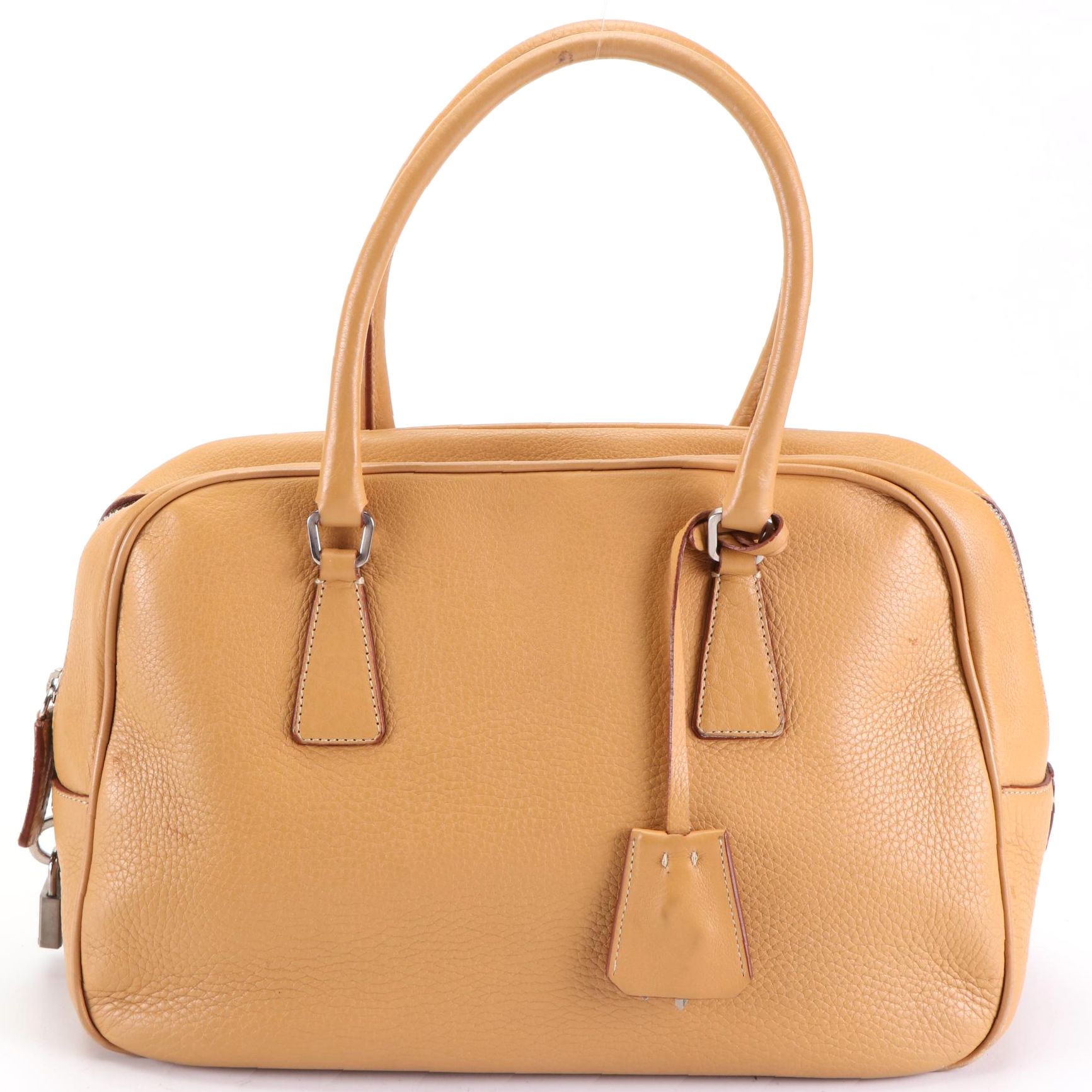 Prada Grained Leather Handbag