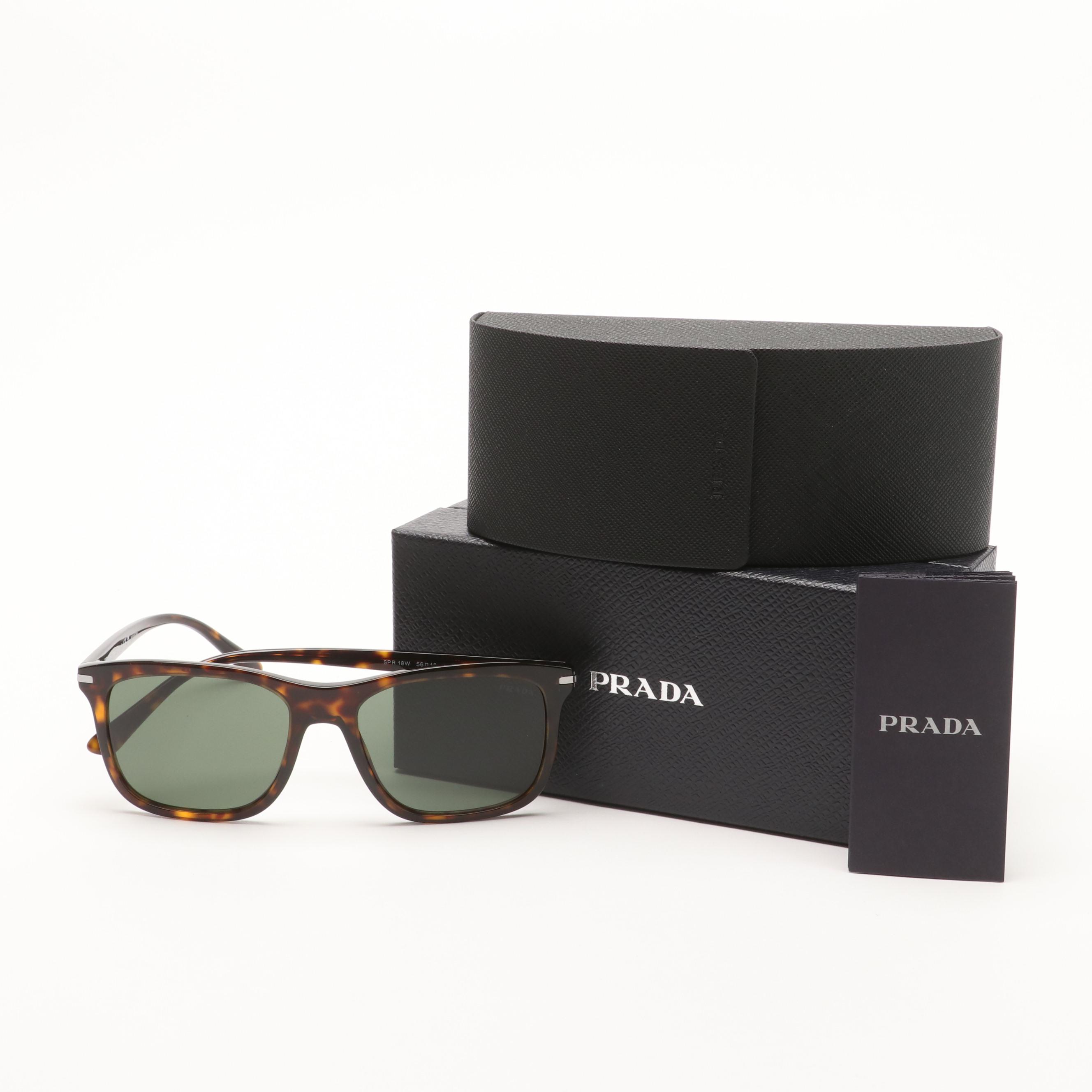 Prada SPR 18W Sunglasses with Case and Box