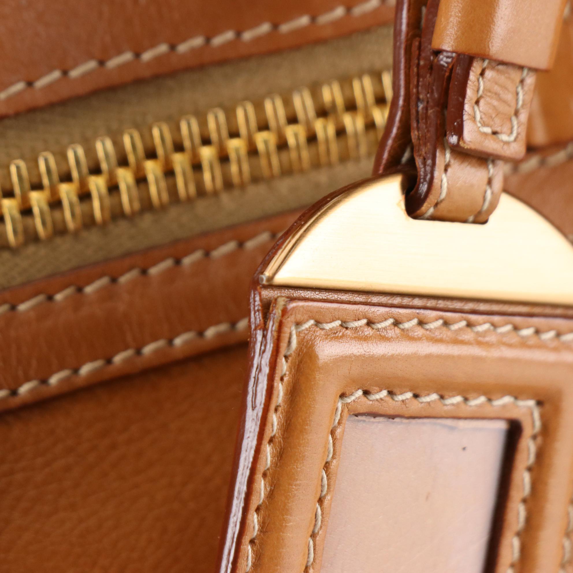 Prada Leather Shoulder Bag with Drawstring Tassel Sides