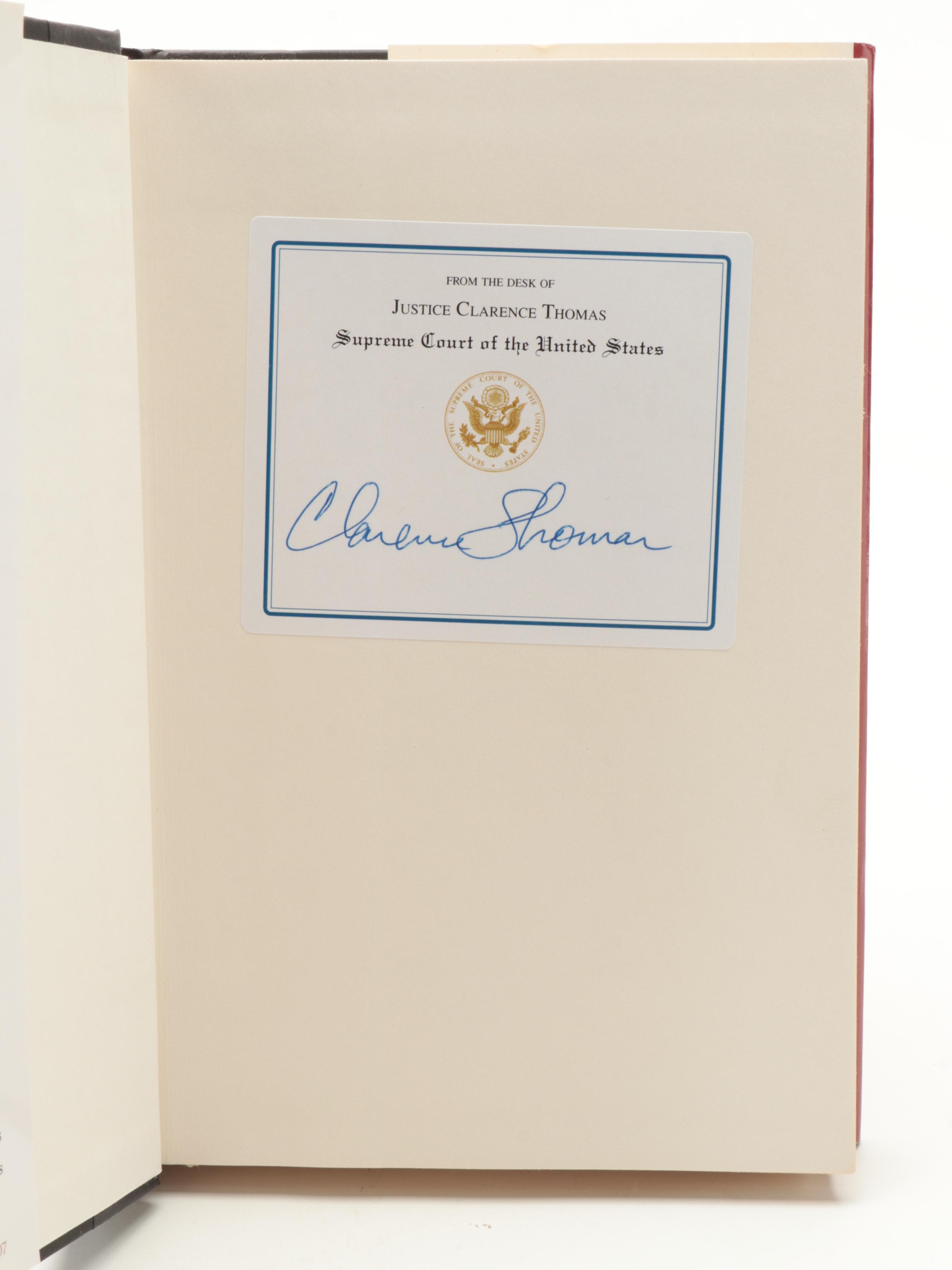 Signed Edition "My Grandfather's Son" by Supreme Court Justice Clarence Thomas