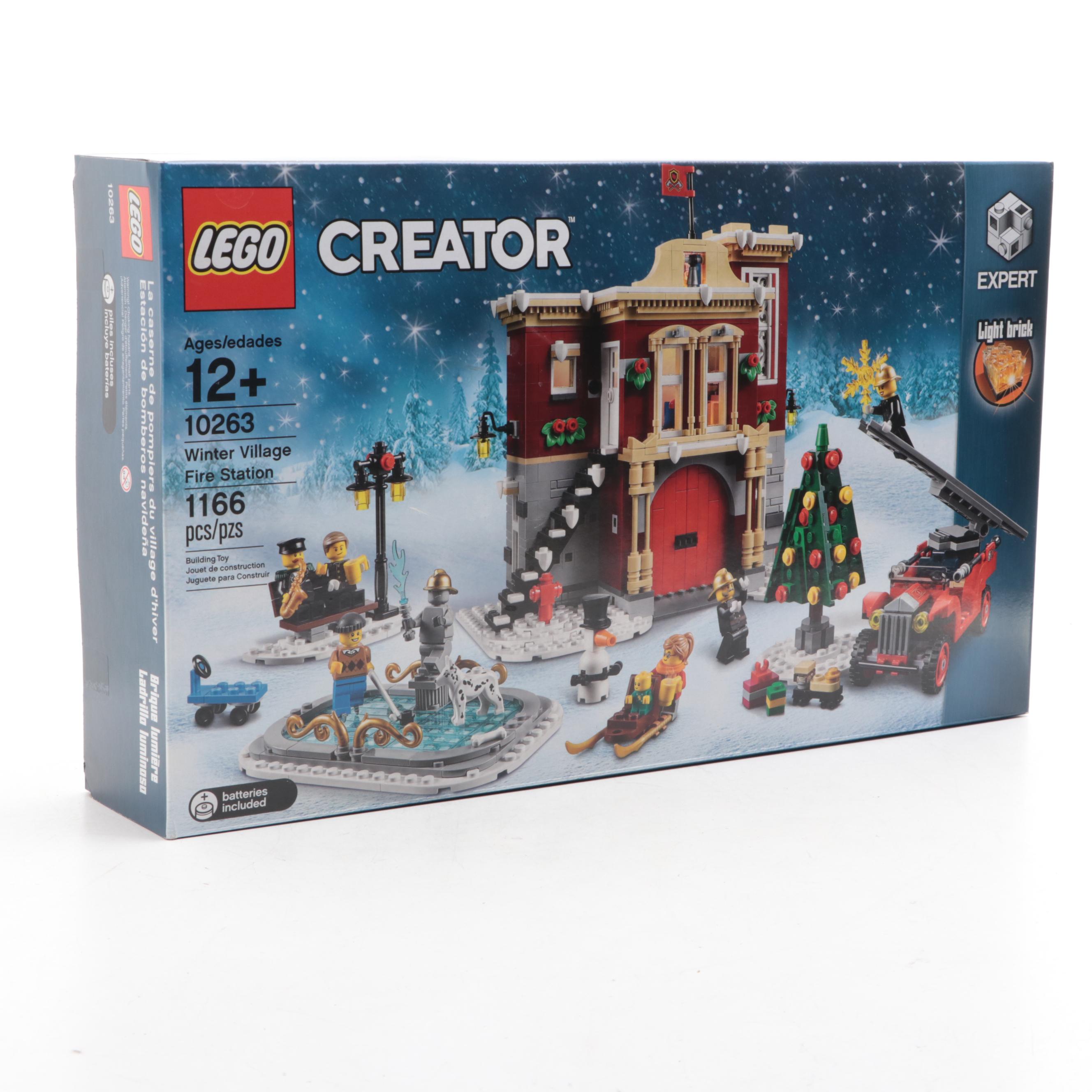 LEGO Winter Village Fire Station Set