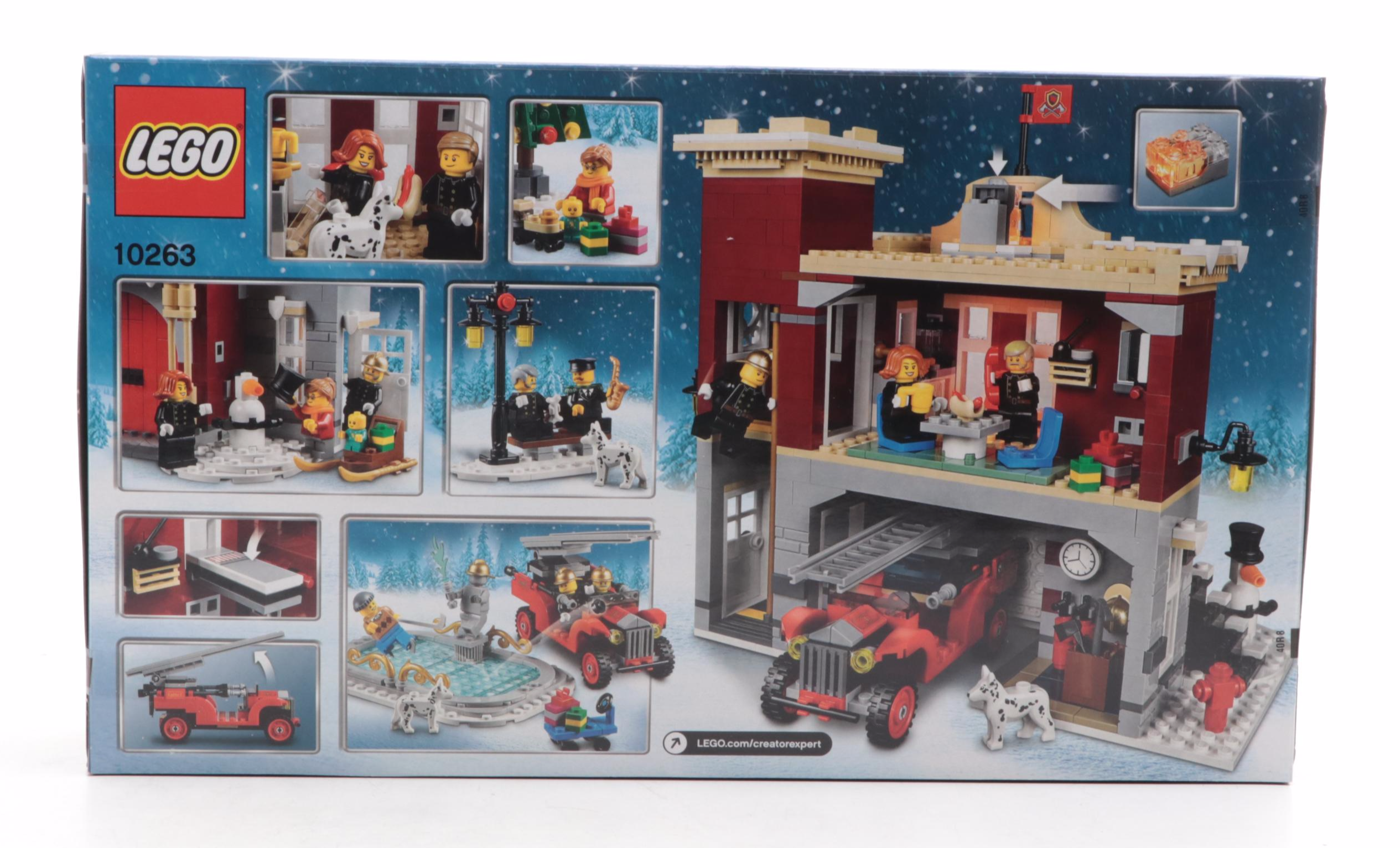 LEGO Winter Village Fire Station Set