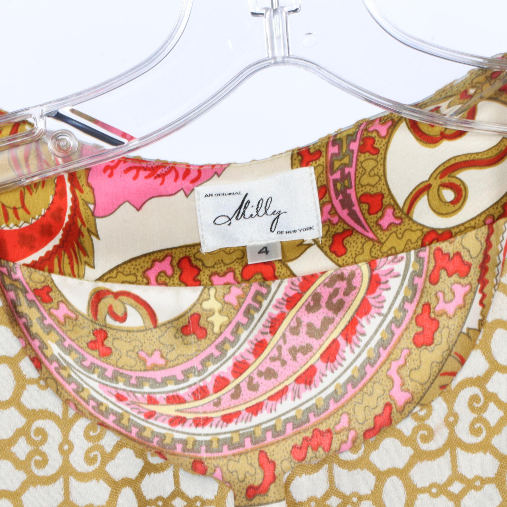 Milly Print Top, Kate Spade Beaded Top and Tory Burch Print Tunic