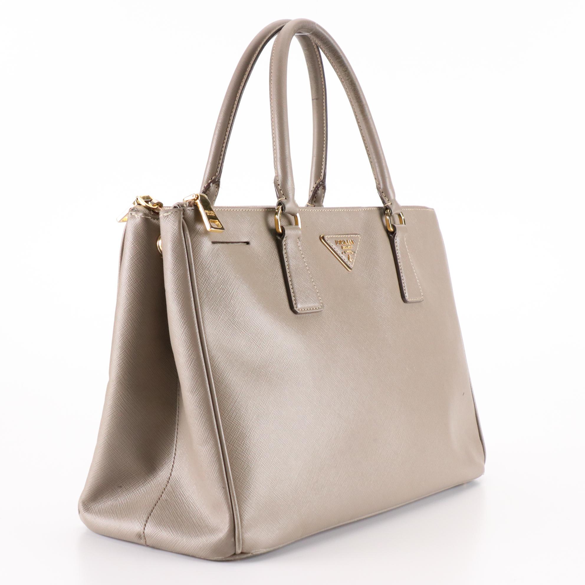 Prada Saffiano Leather Tote Bag