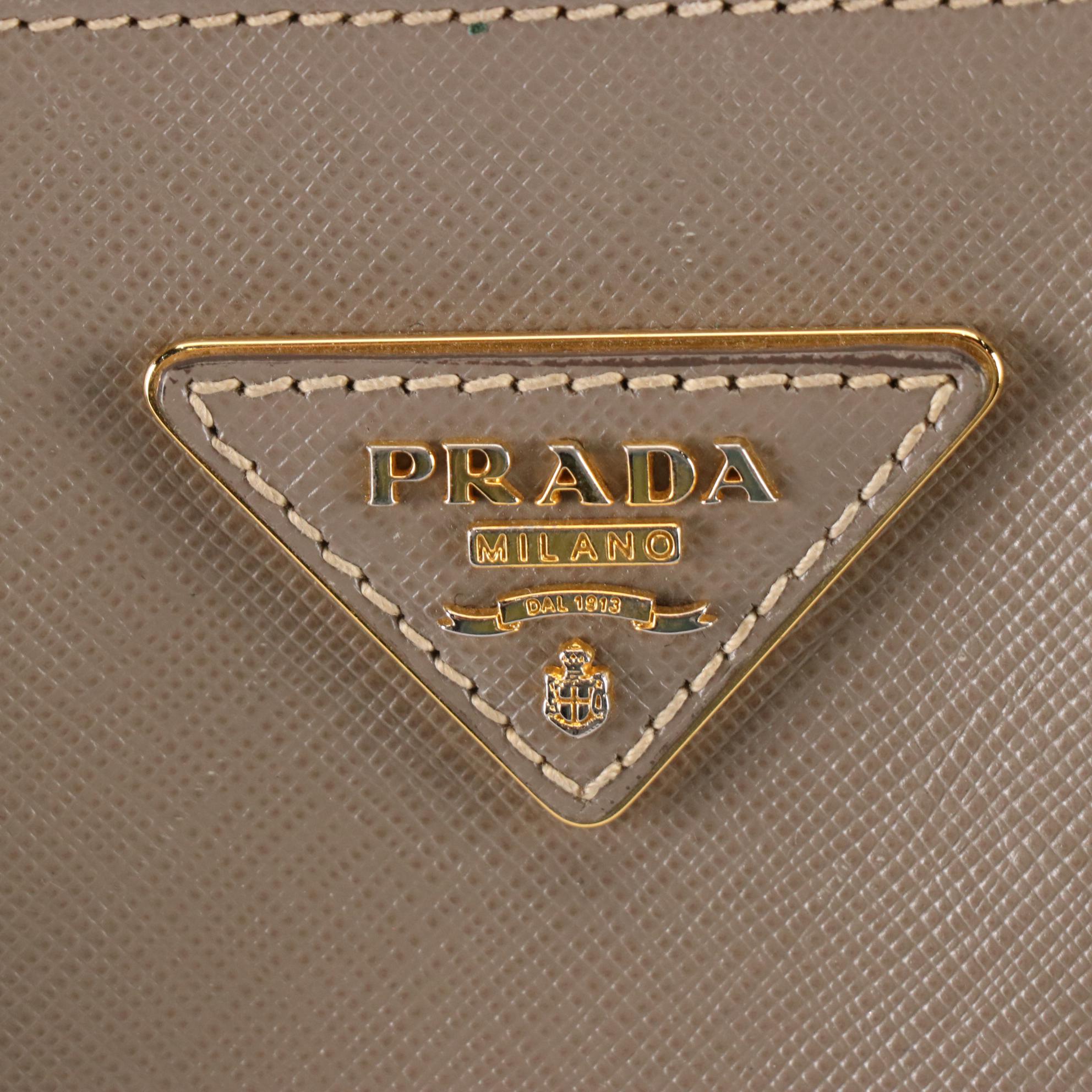 Prada Saffiano Leather Tote Bag