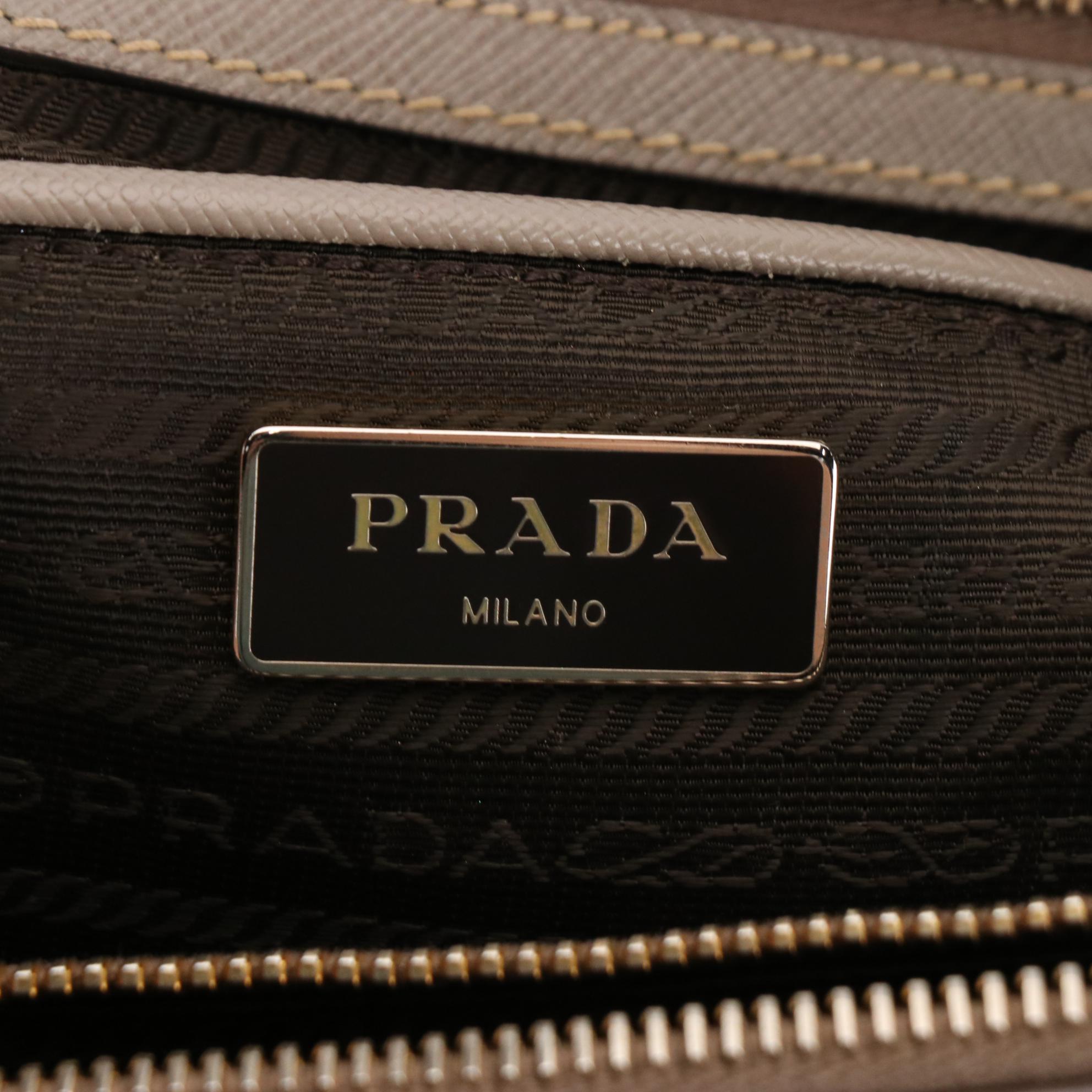 Prada Saffiano Leather Tote Bag
