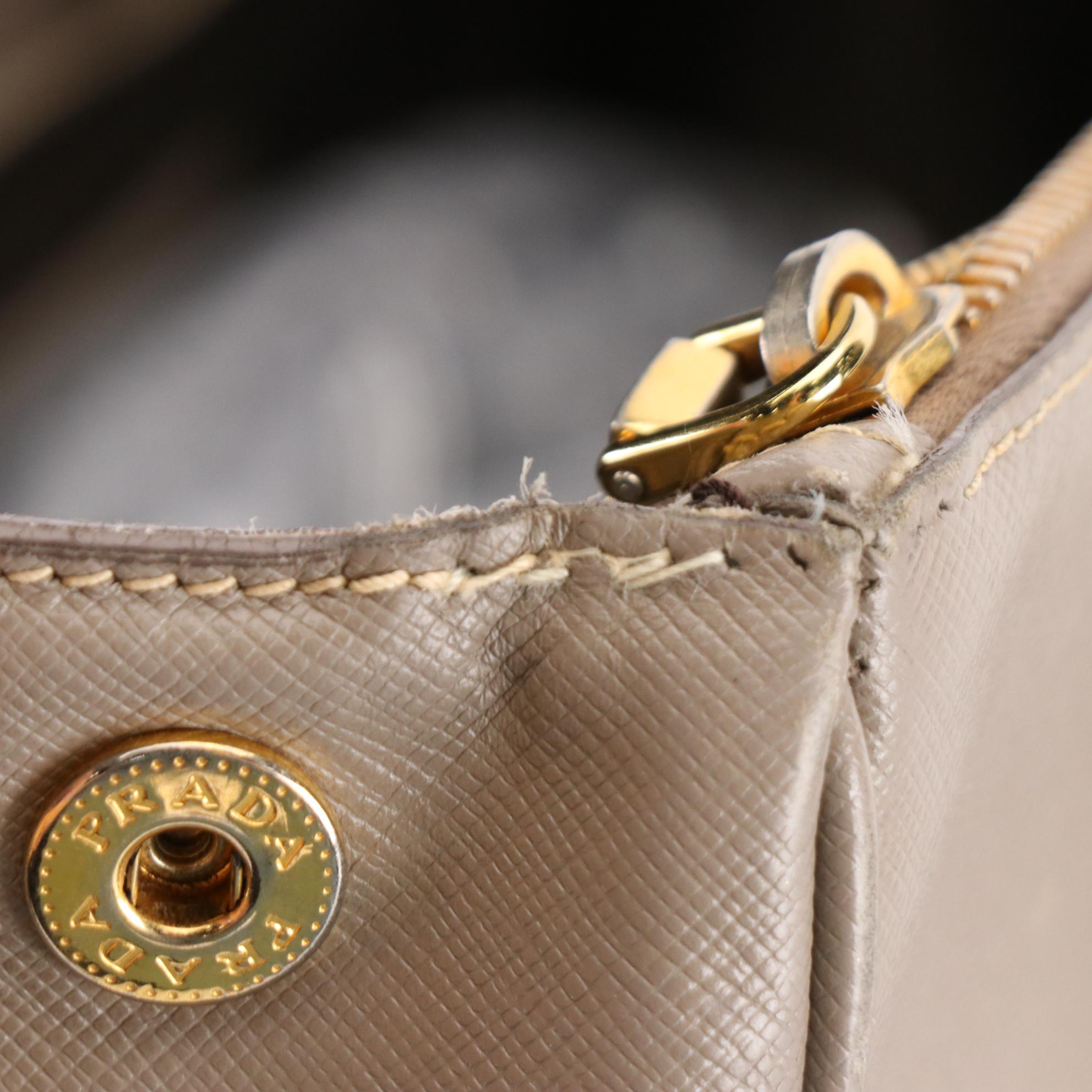 Prada Saffiano Leather Tote Bag