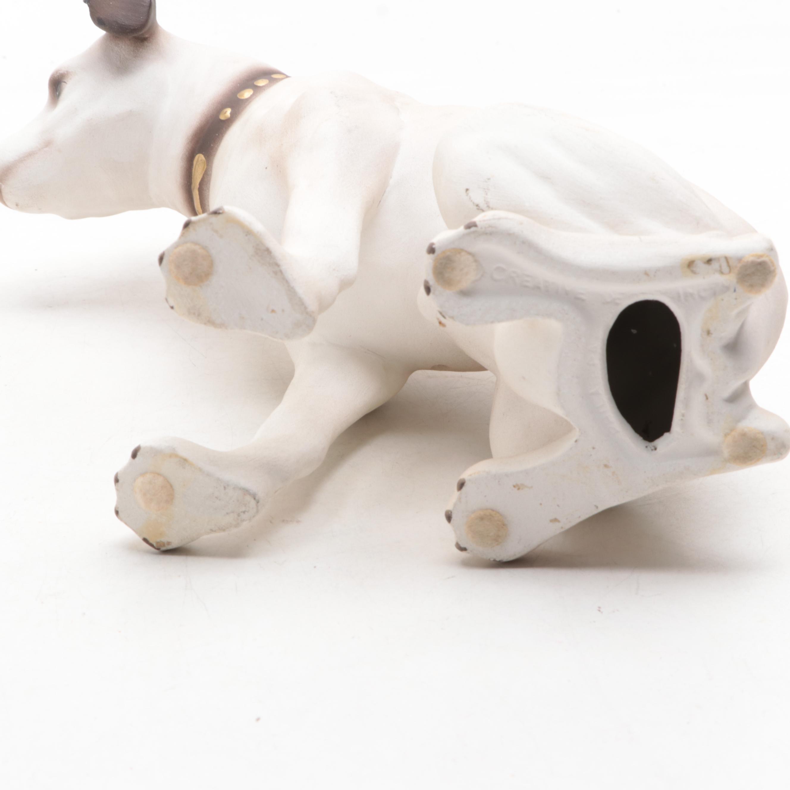 RCA "Nipper" Ceramic Statue, 20th Century
