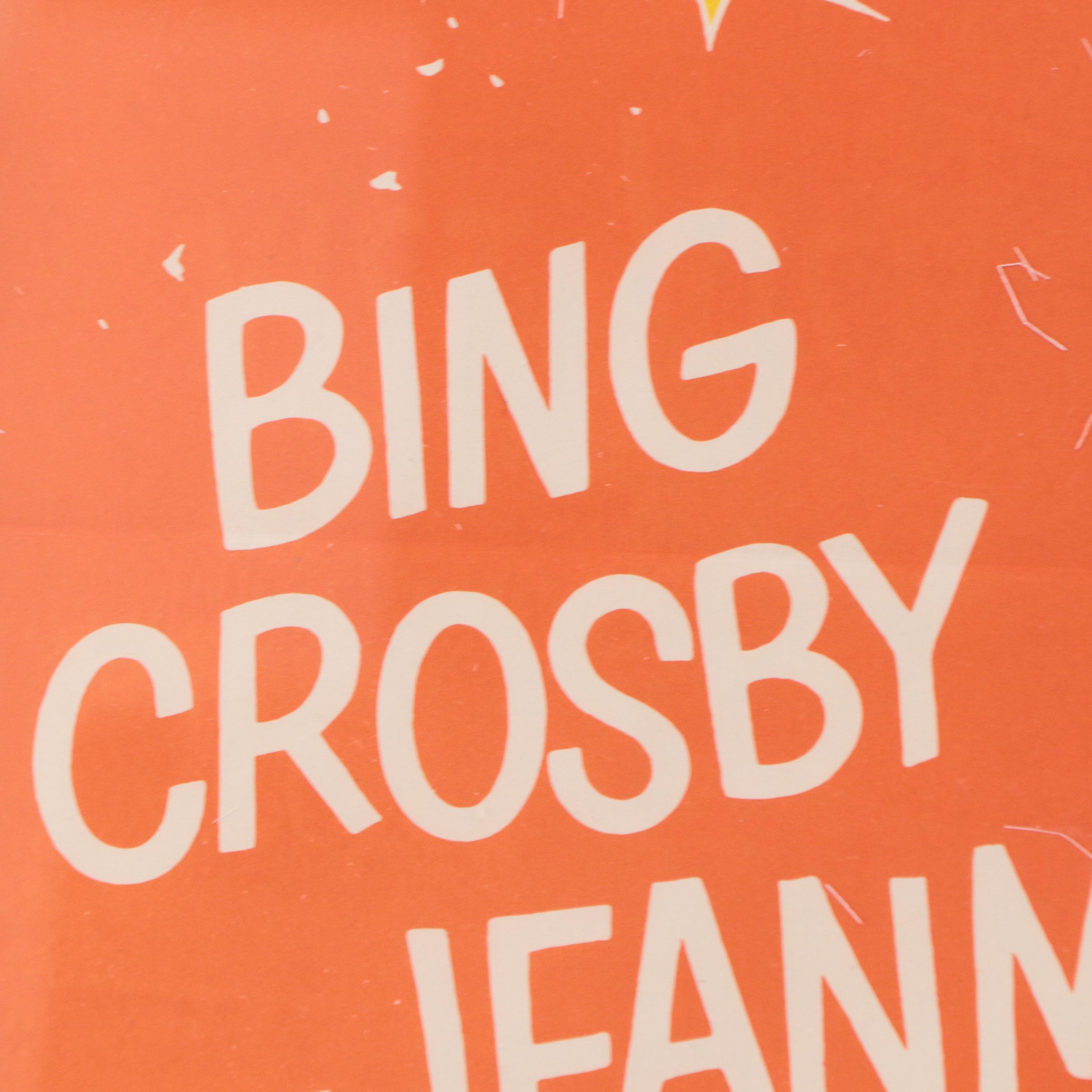 Bing Crosby "Anything Goes" Theatrical Release Poster, 1956