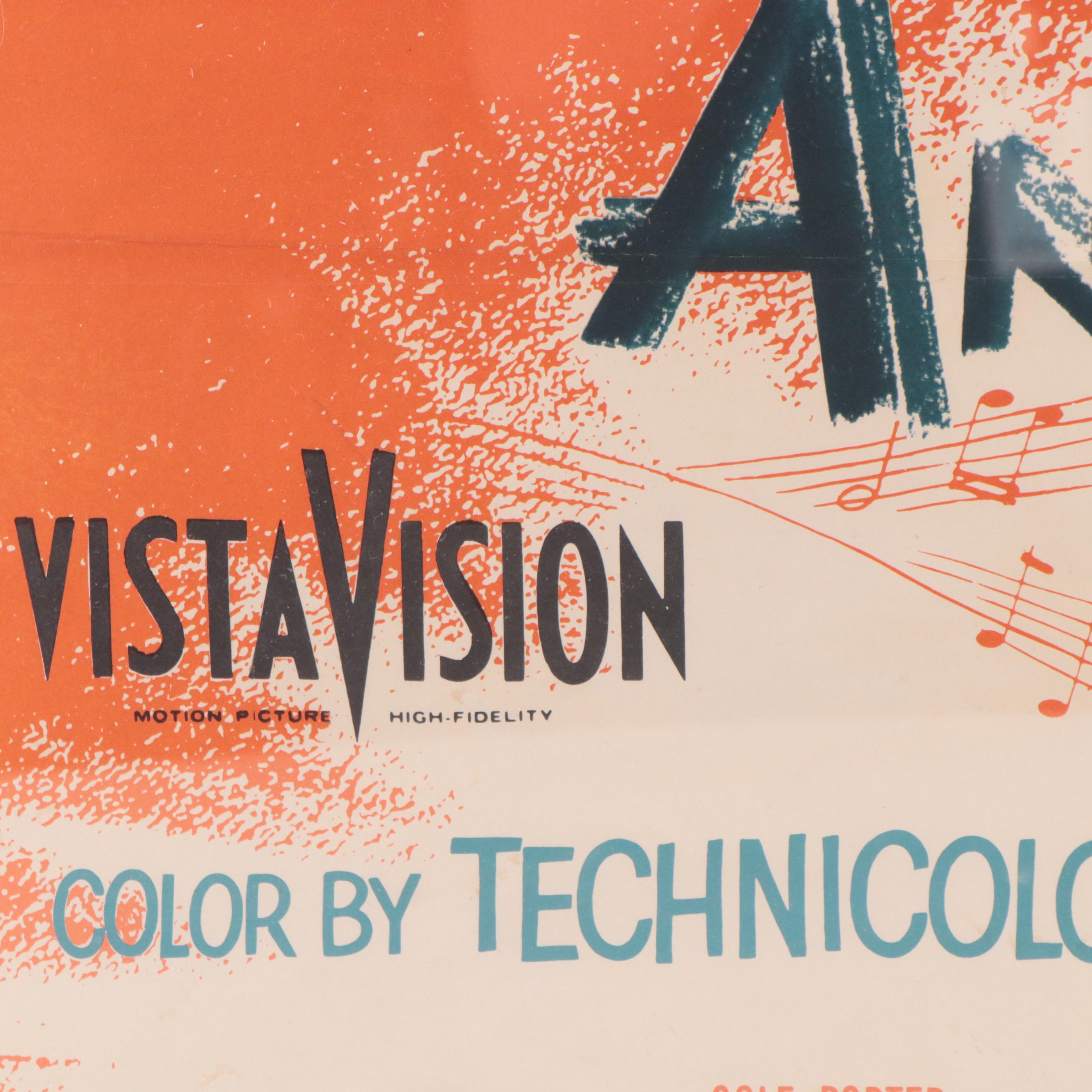 Bing Crosby "Anything Goes" Theatrical Release Poster, 1956