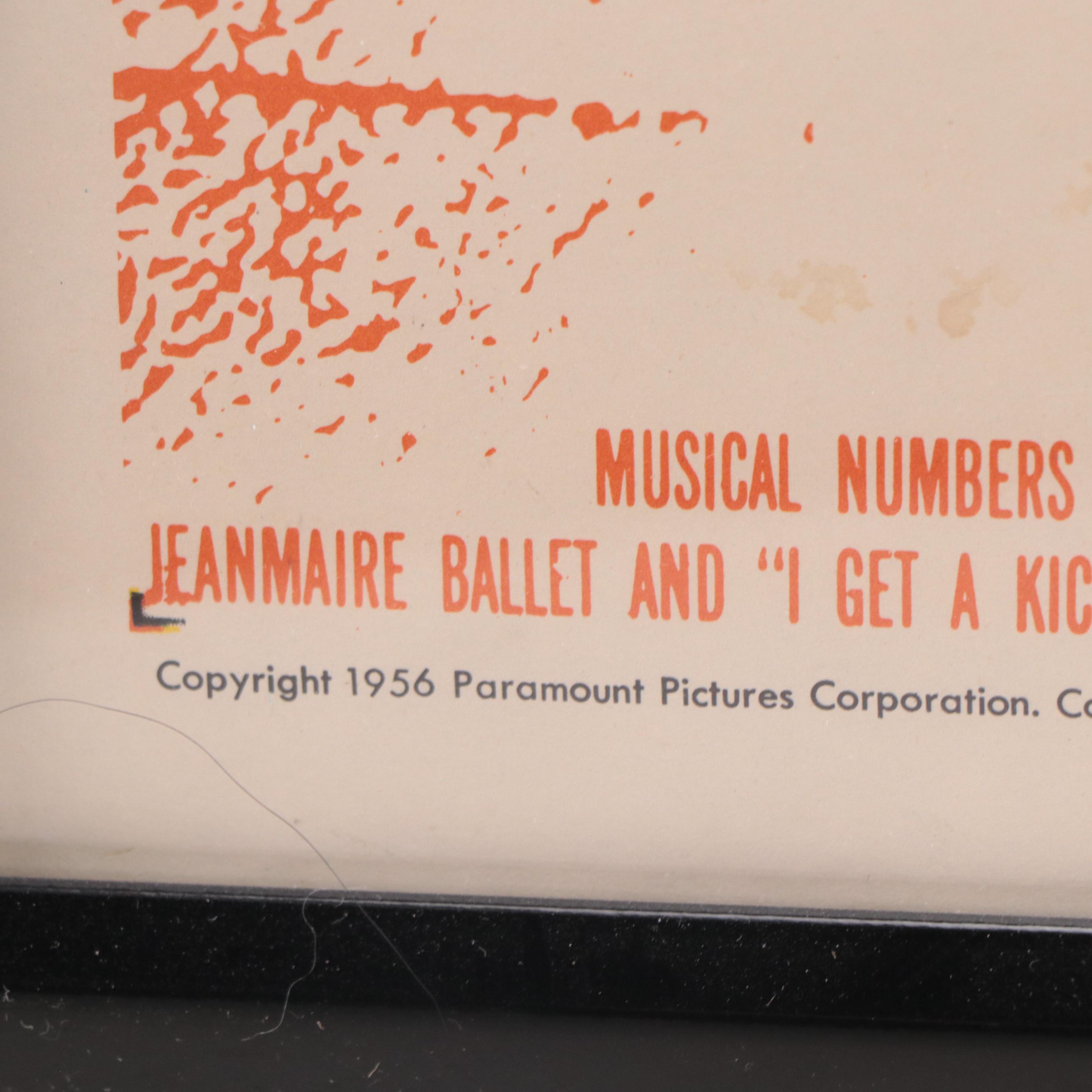 Bing Crosby "Anything Goes" Theatrical Release Poster, 1956