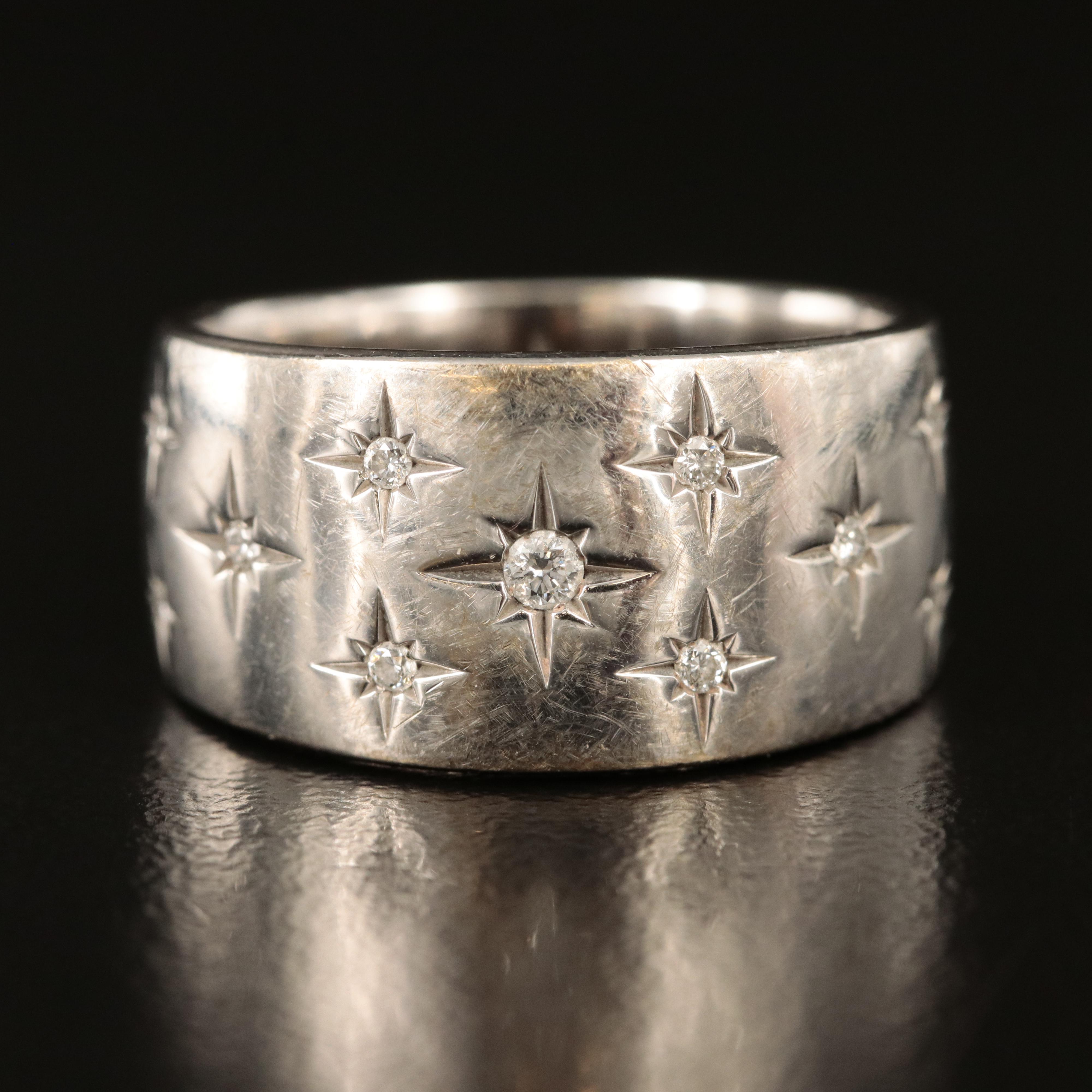 Marchesa 18K 0.15 CTW Diamond Star Ring