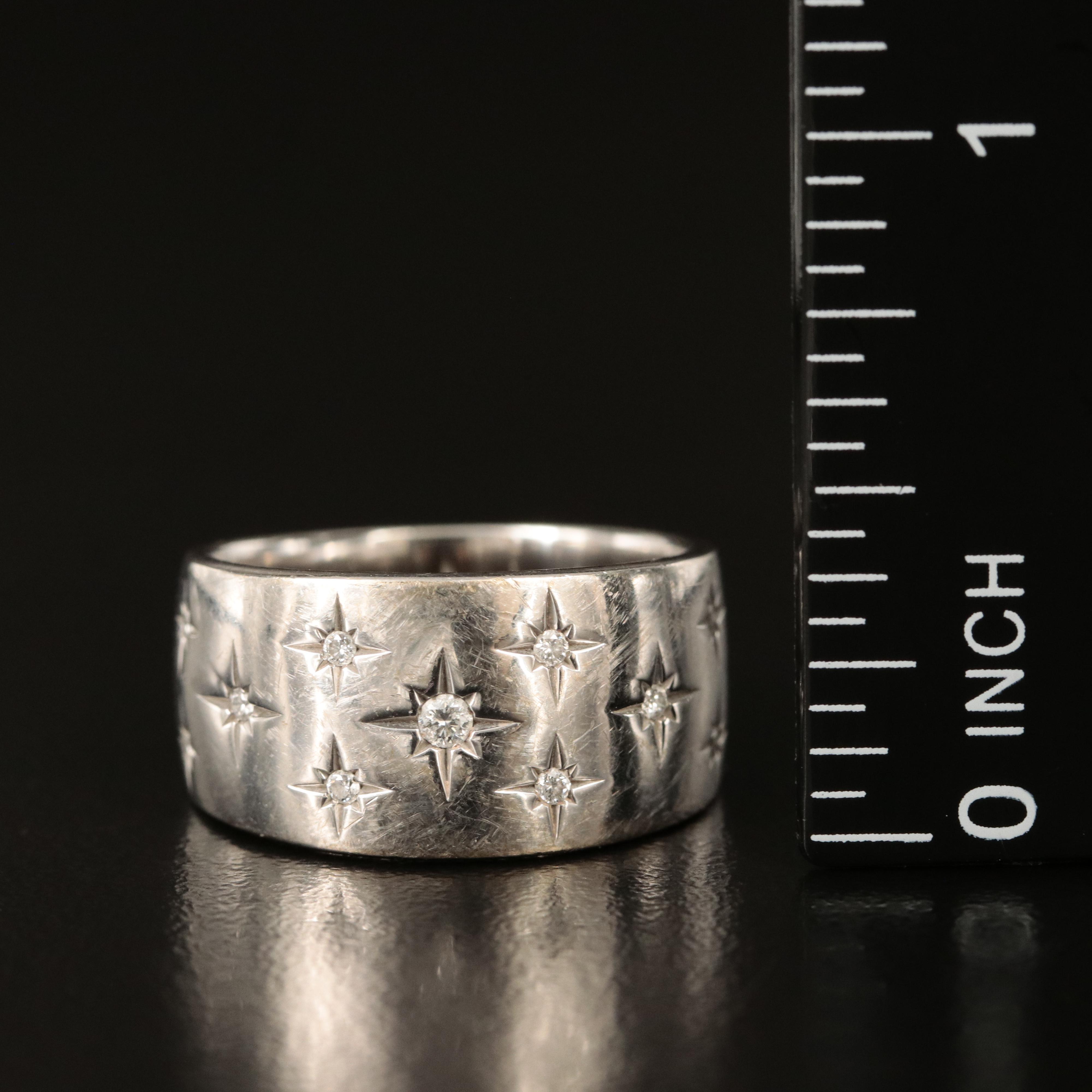 Marchesa 18K 0.15 CTW Diamond Star Ring