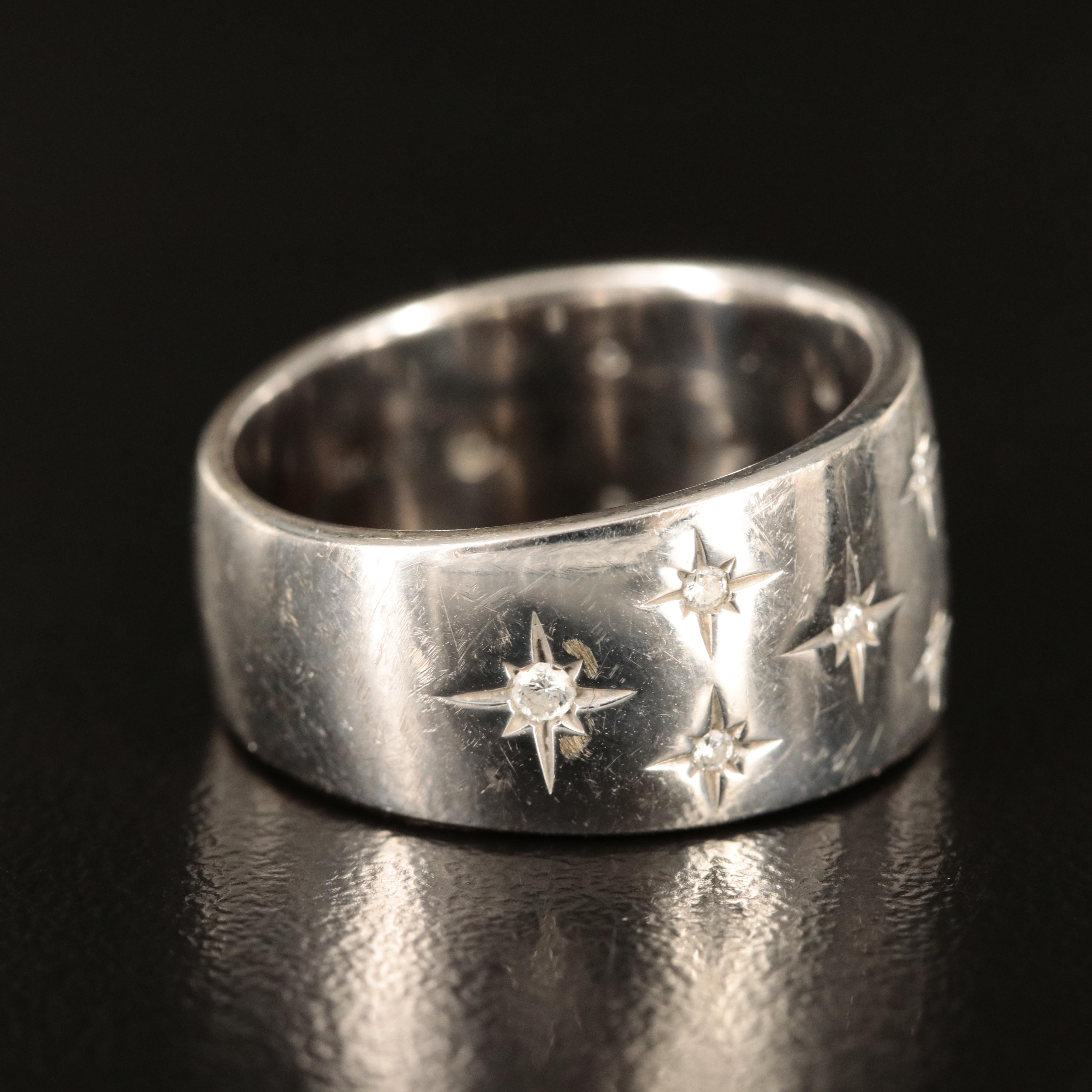 Marchesa 18K 0.15 CTW Diamond Star Ring